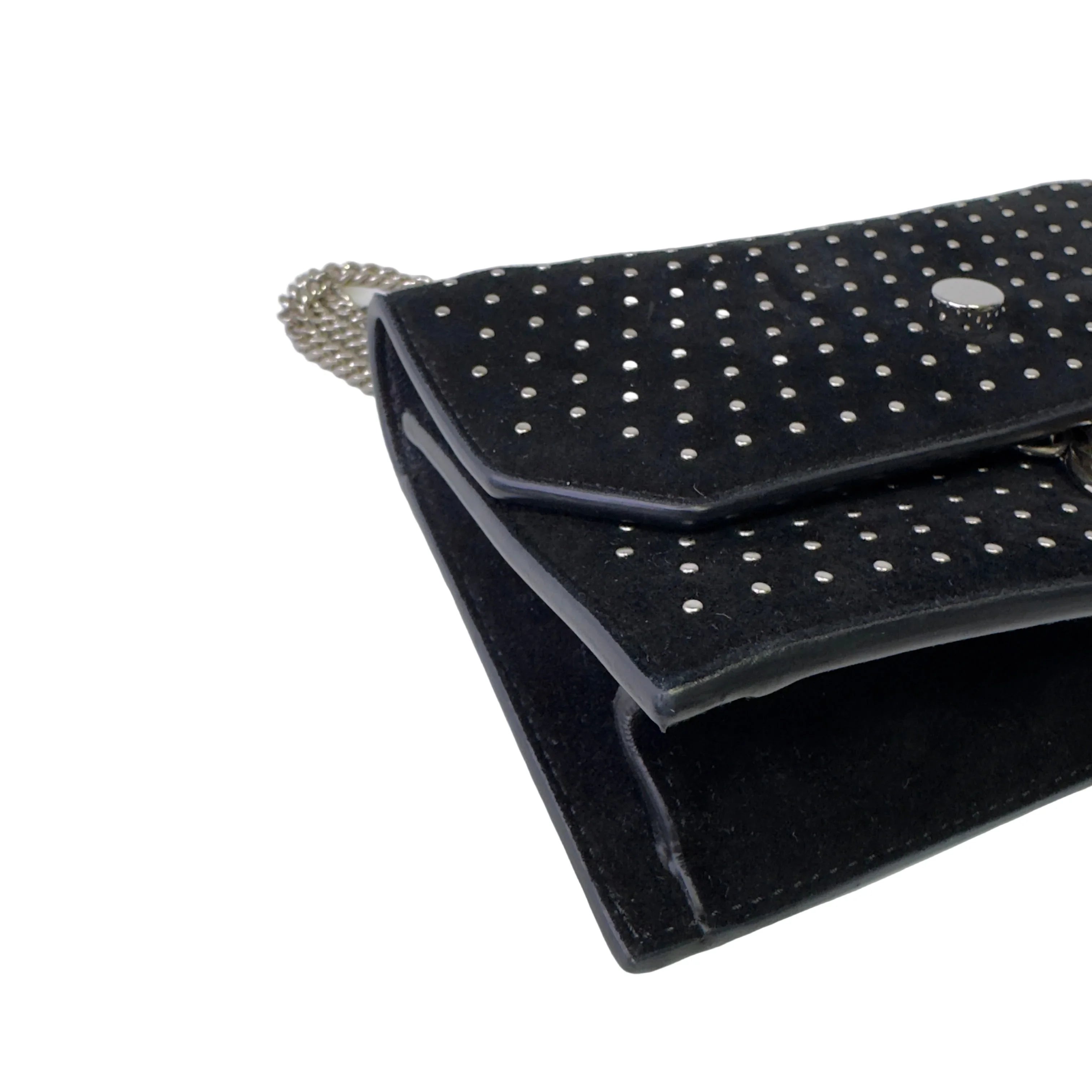 Jimmy Choo Studded Crossbody Bag Black - Lost Designer