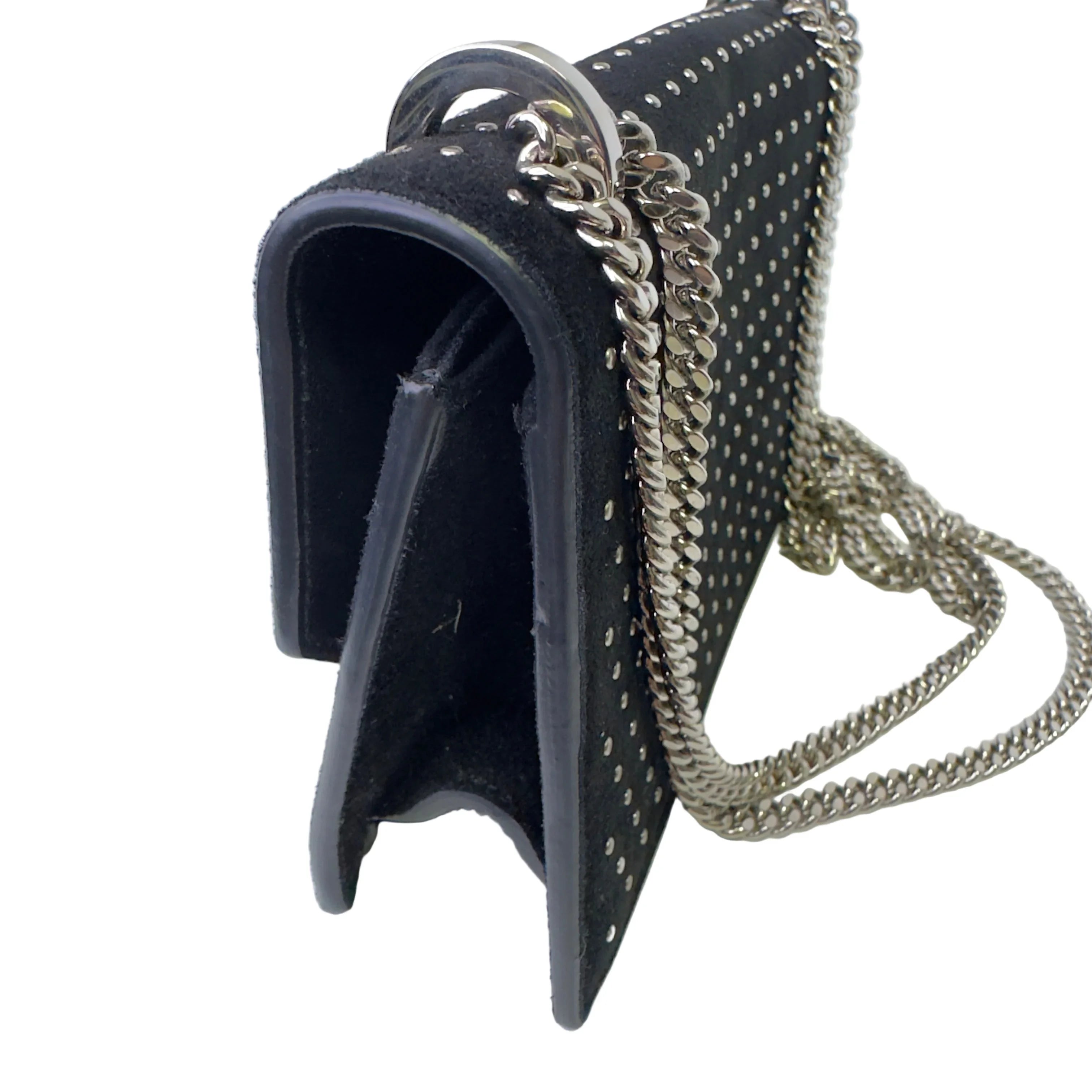 Jimmy Choo Studded Crossbody Bag Black - Lost Designer