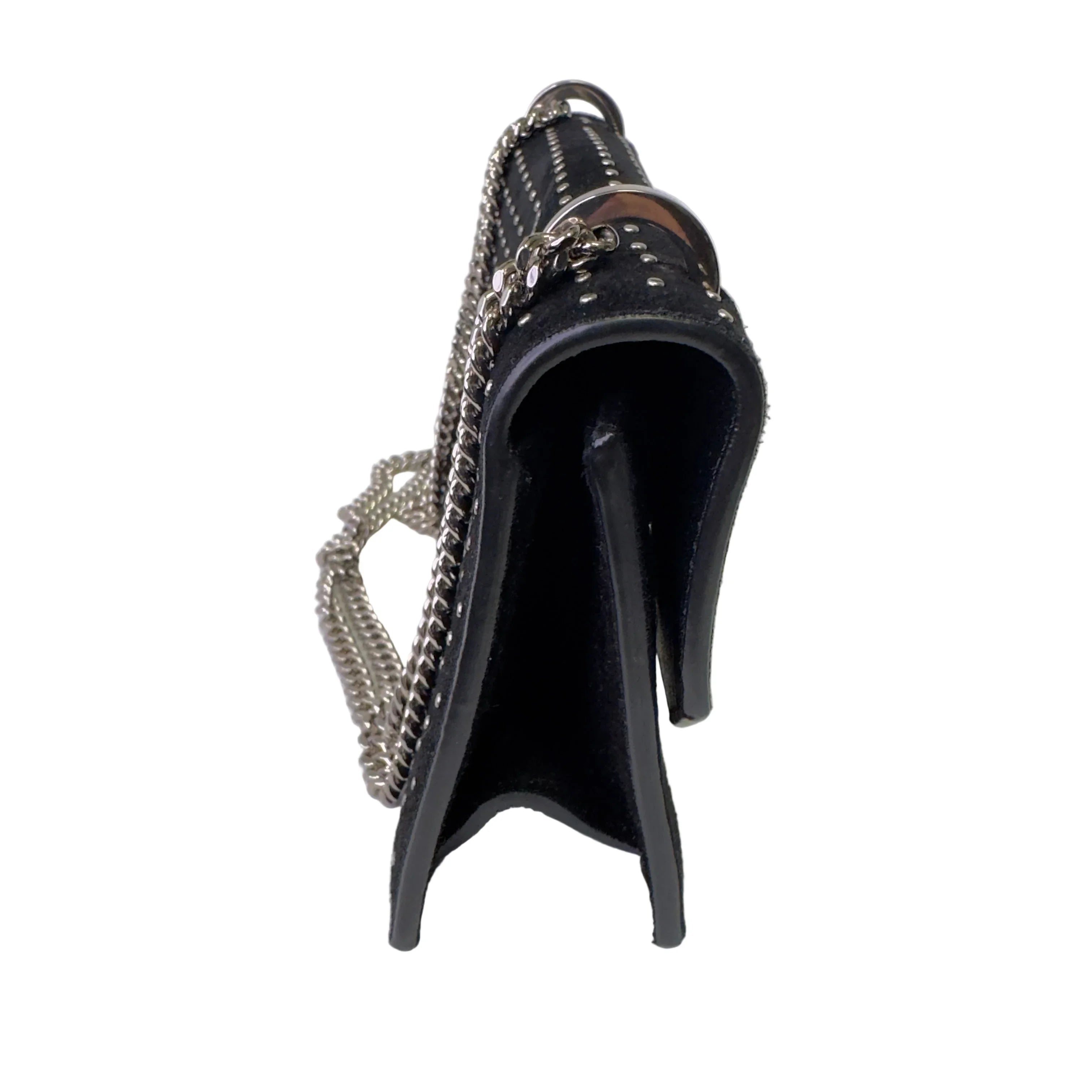 Jimmy Choo Studded Crossbody Bag Black - Lost Designer