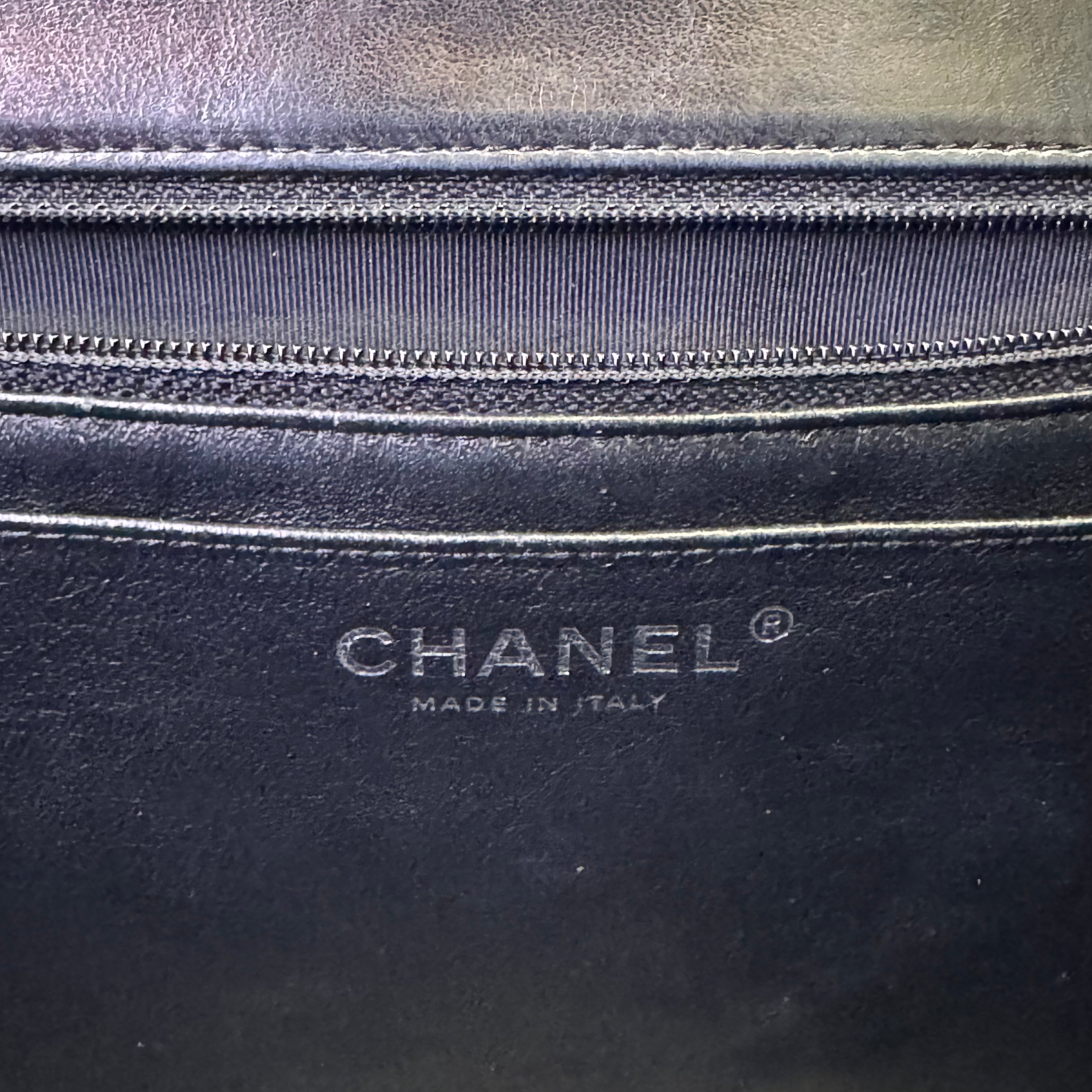 Chanel Maxi Flap Patent Leather Bag Black