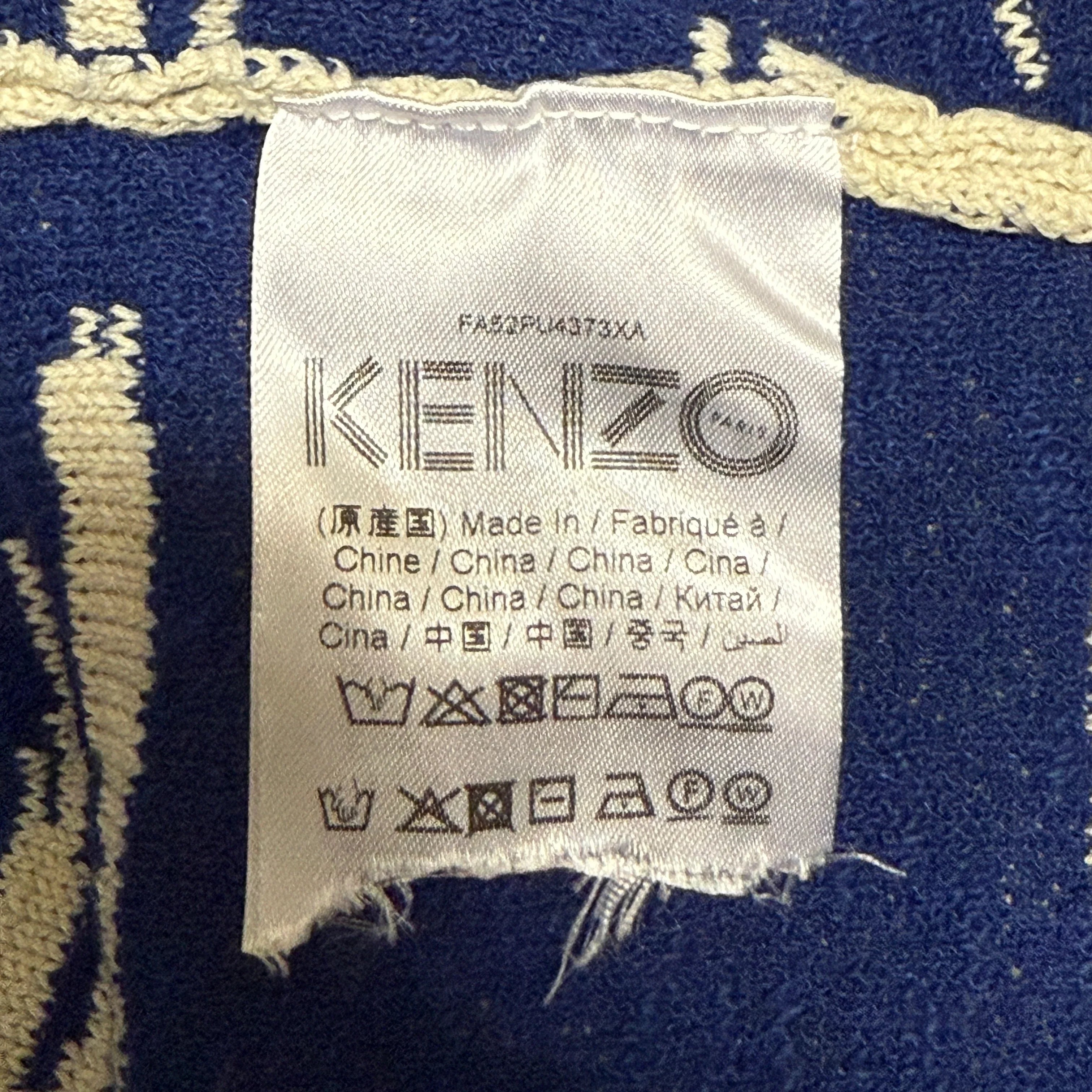 KENZO Womens Tiger Claw Knit Sweater - Cream Size M