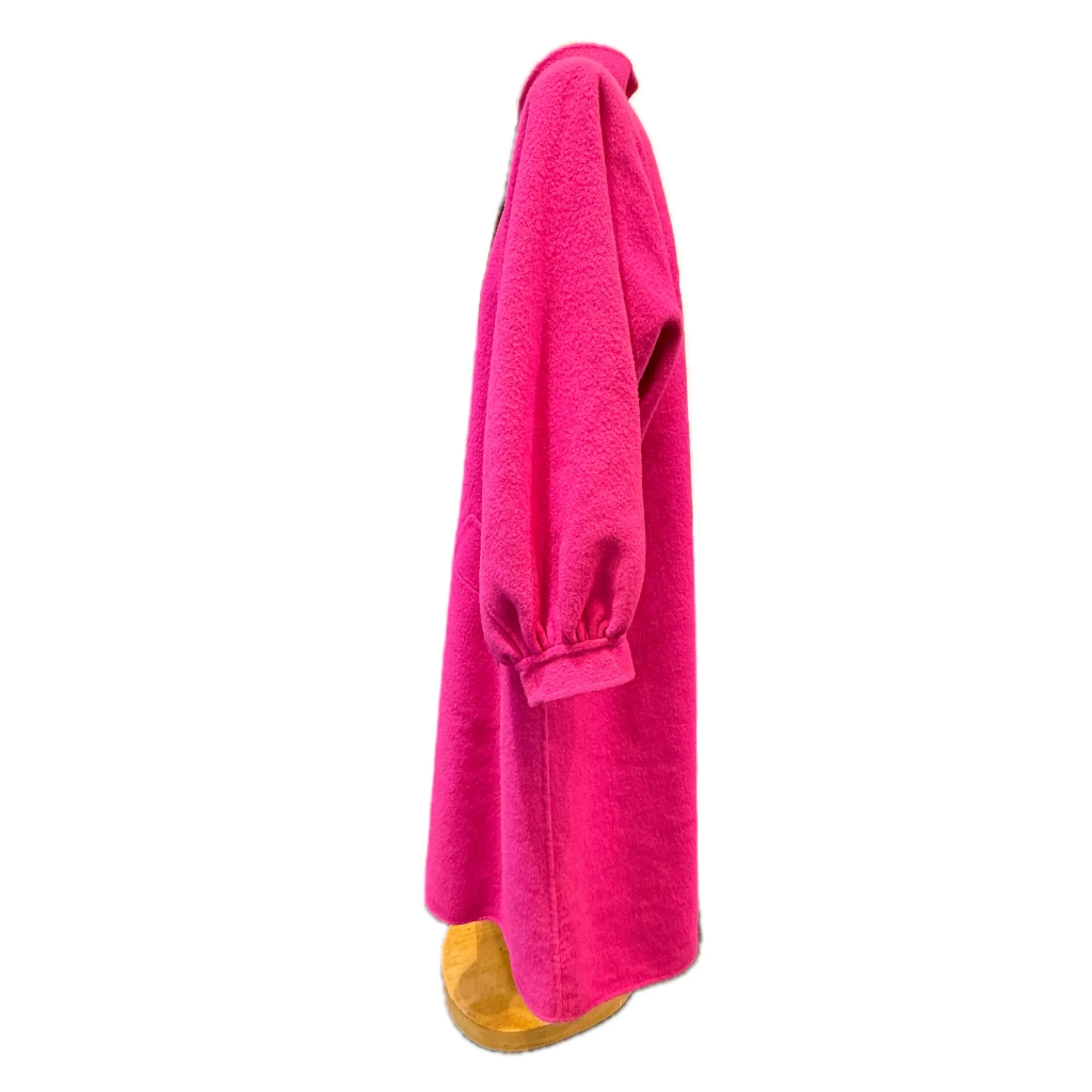Yves Saint Laurent Fuschia Pink Wool Coat