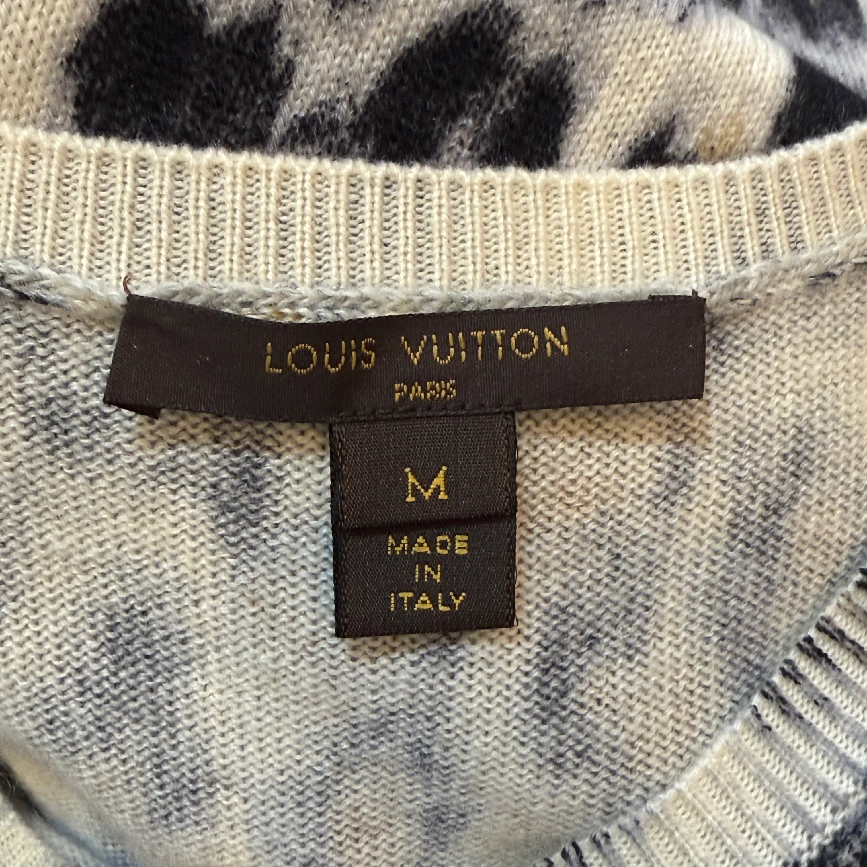 Louis Vuitton Cachemire Leopard Print Mini Dress Medium