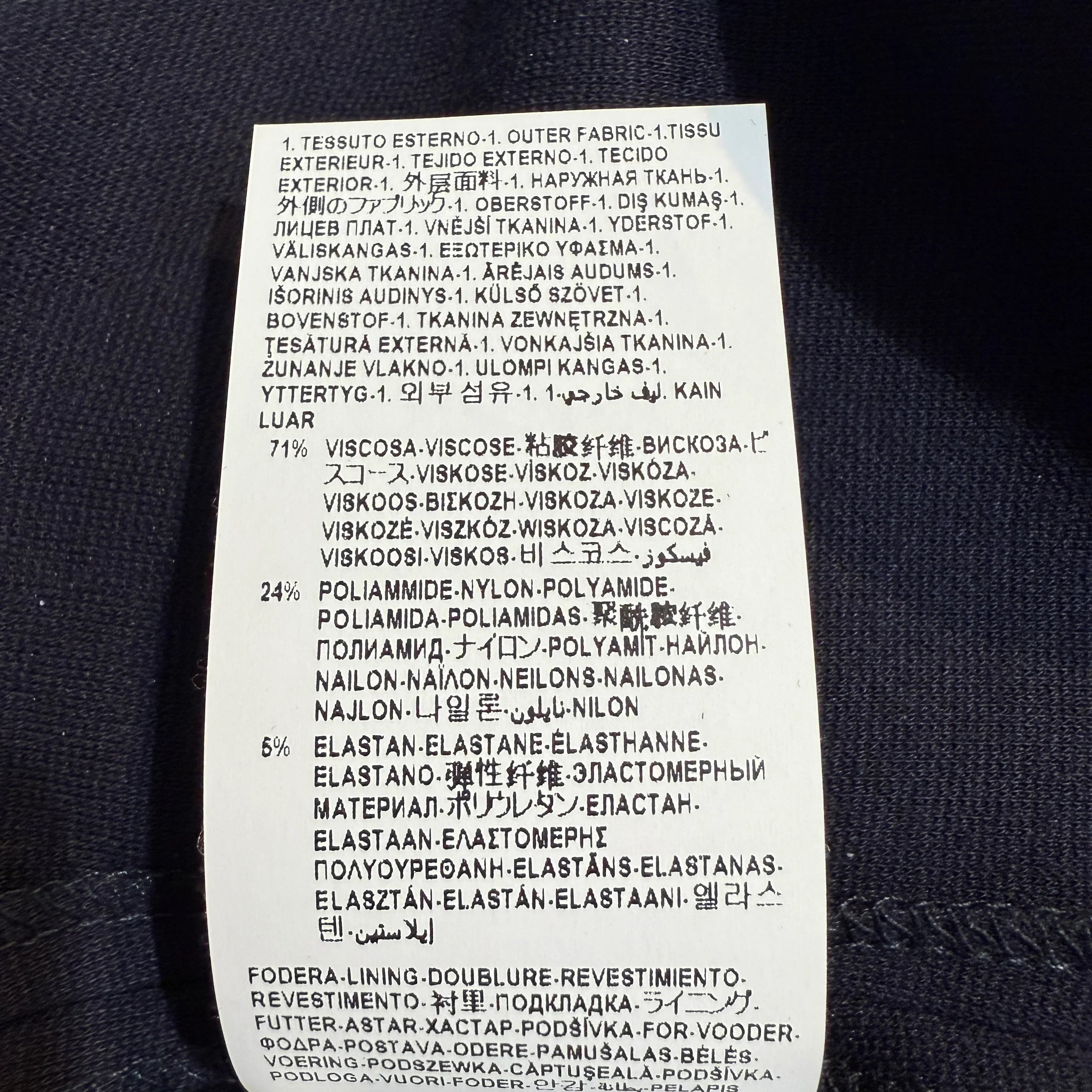 Versace Navy Long Sleeve Fitted Dress with Hardware Detail – Size 44 - Lost Designer