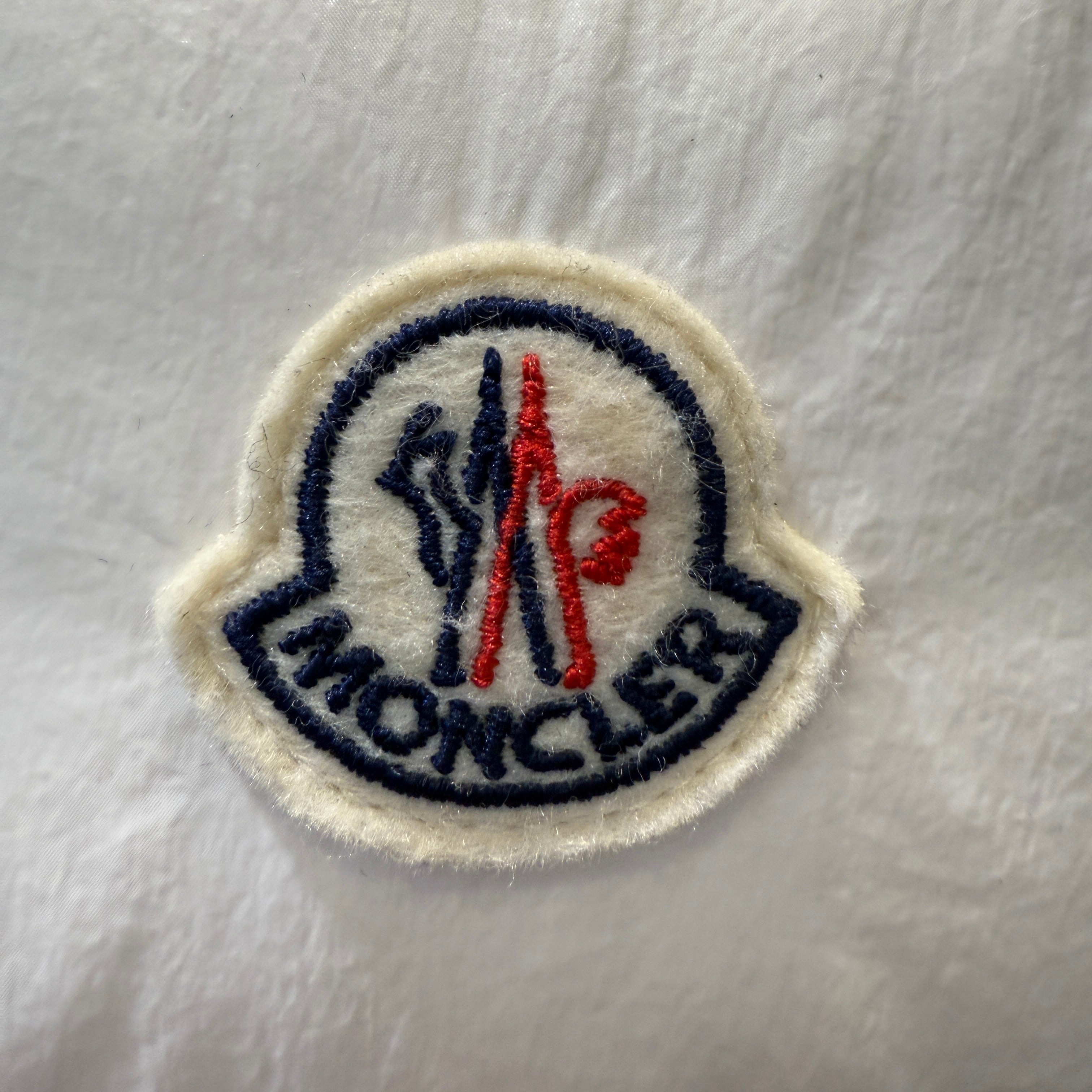 white Moncler Puffer Vest, 0