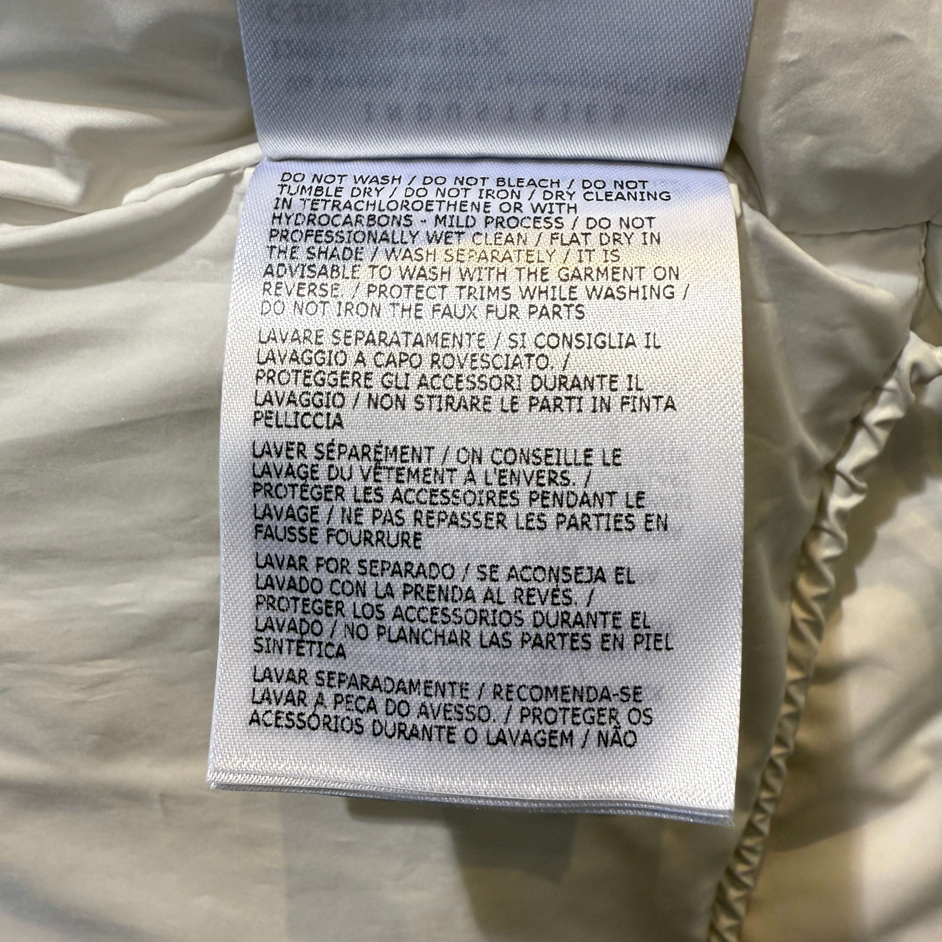 white Moncler Puffer Vest, 0