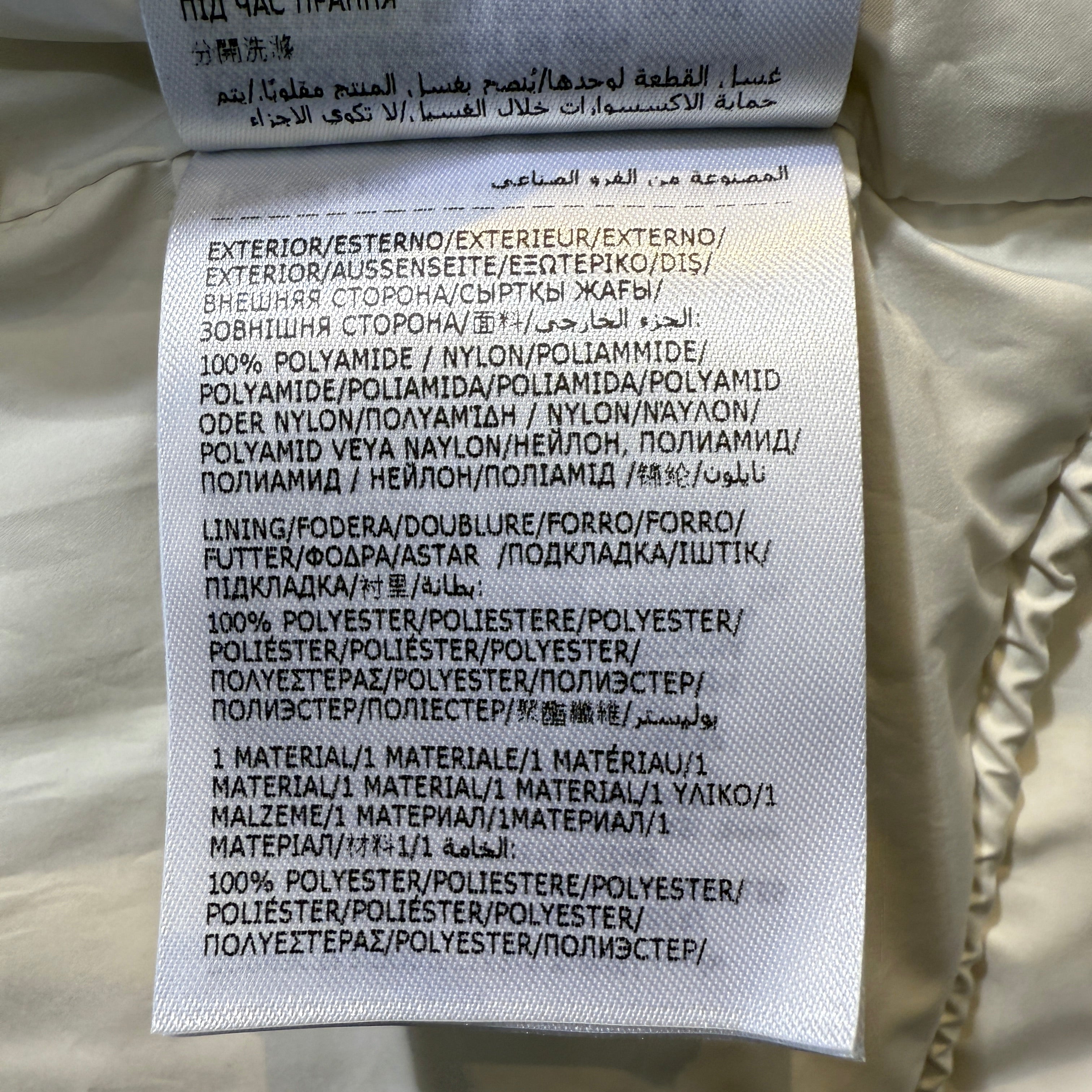 white Moncler Puffer Vest, 0