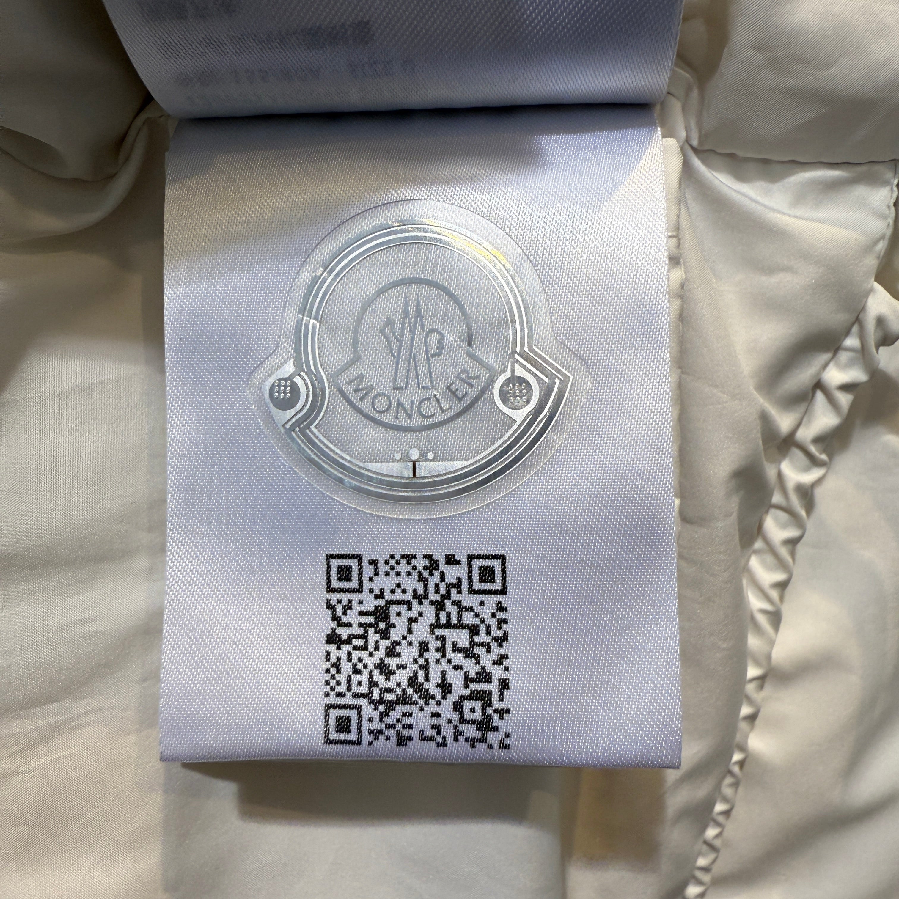 white Moncler Puffer Vest, 0