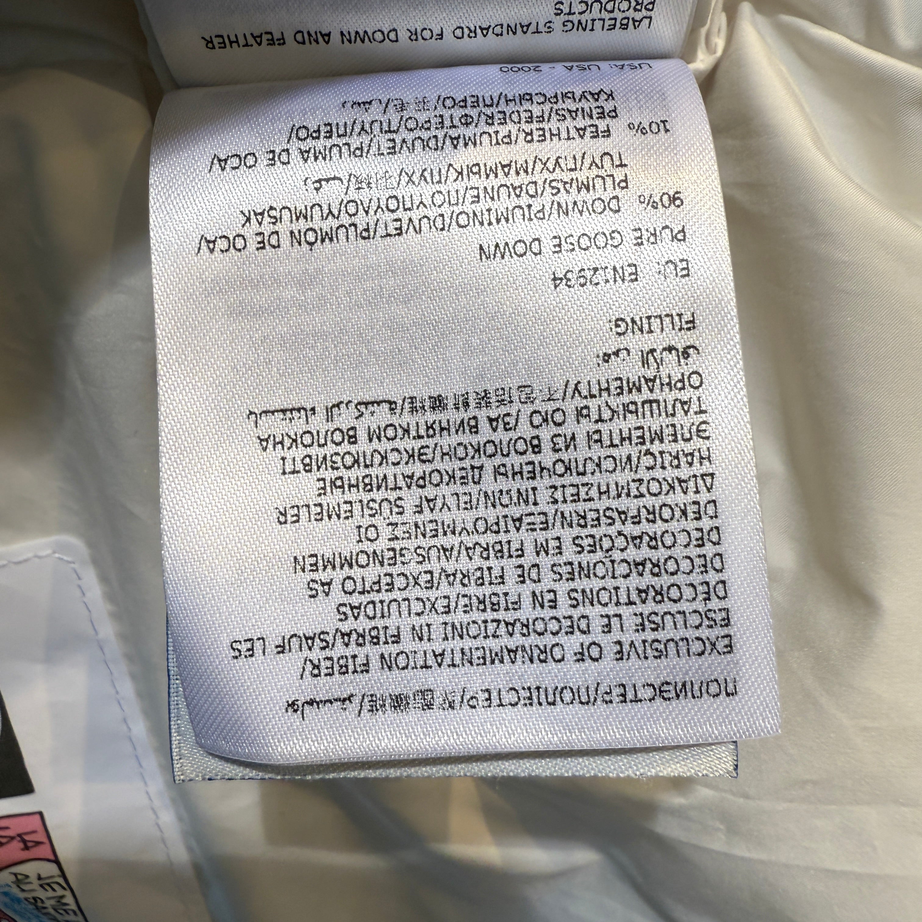 white Moncler Puffer Vest, 0