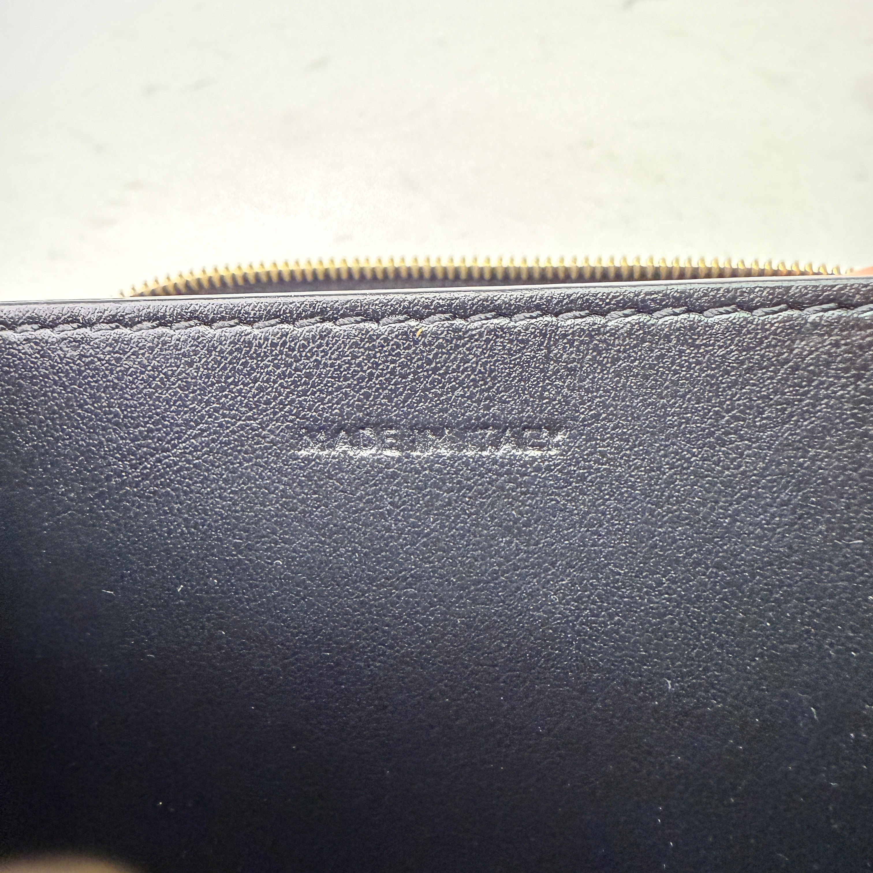 Celine Compact Leather Calfskin Wallet Black