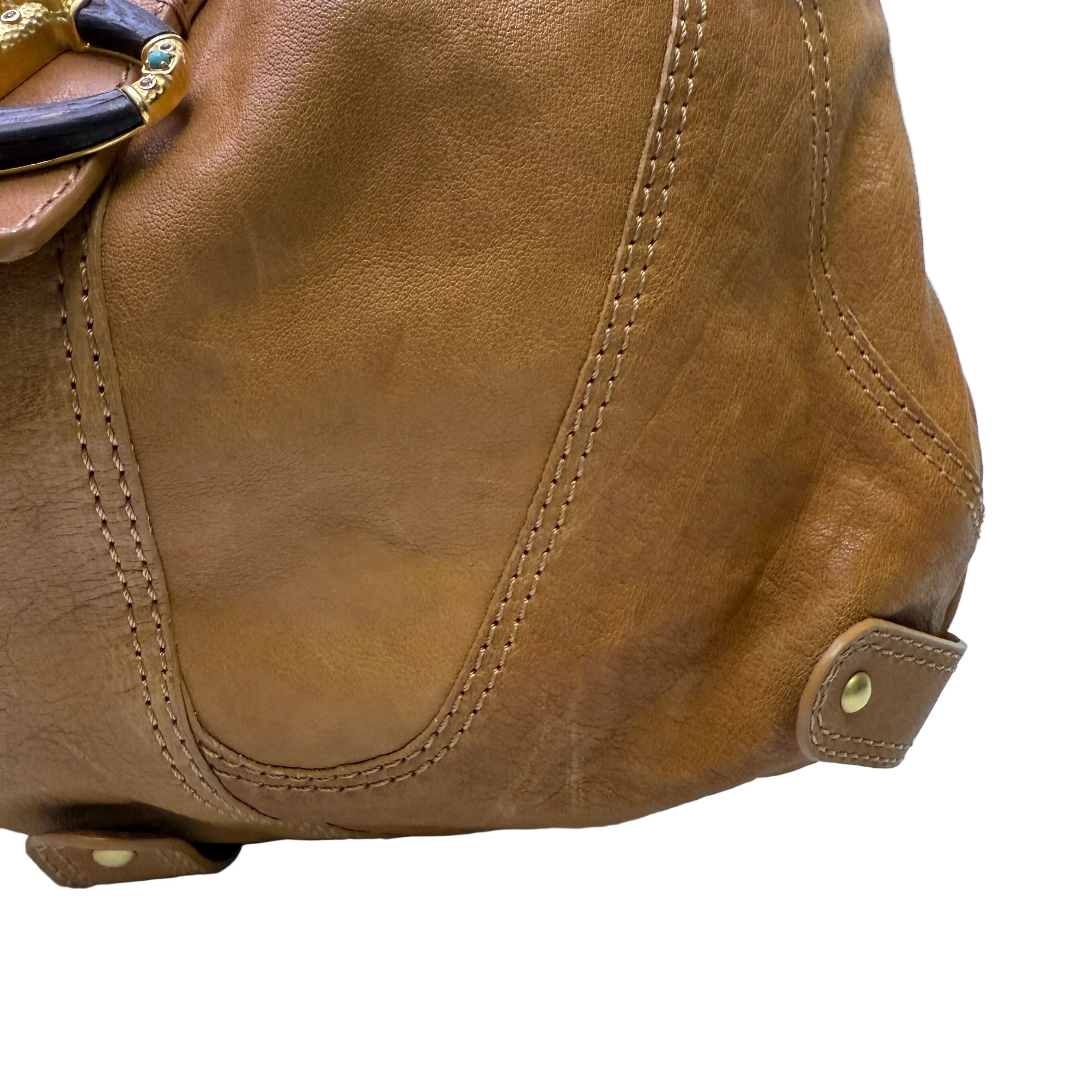 Valentino Shoulder Bag Leather Brown - Lost Designer