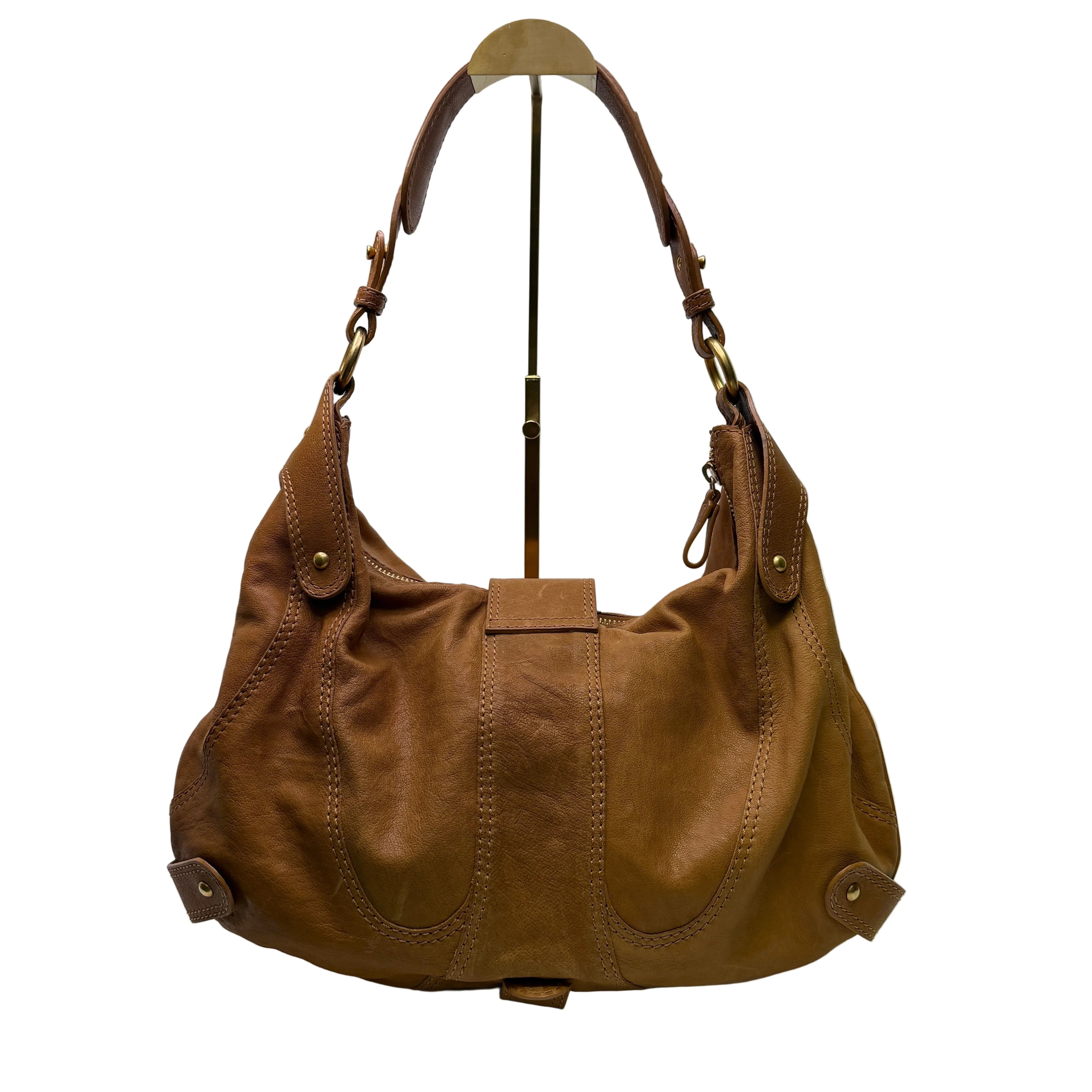 Valentino Shoulder Bag Leather Brown - Lost Designer