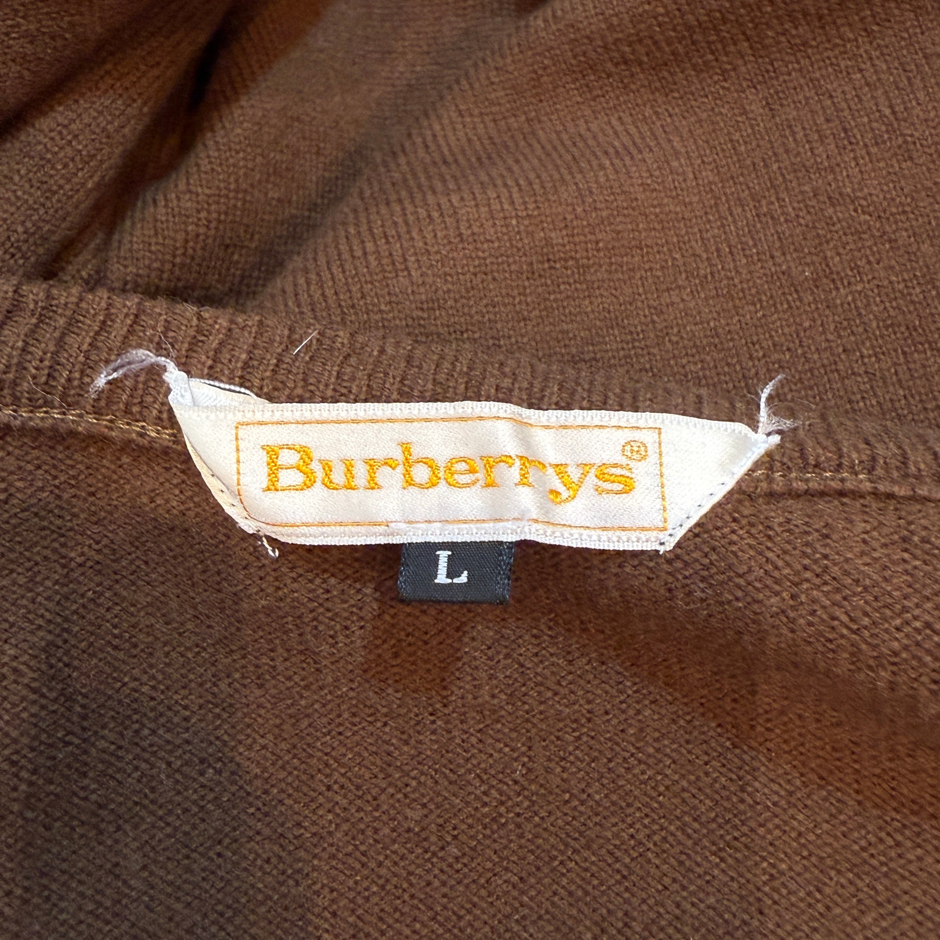 Burberry Cardigan Wool Brown