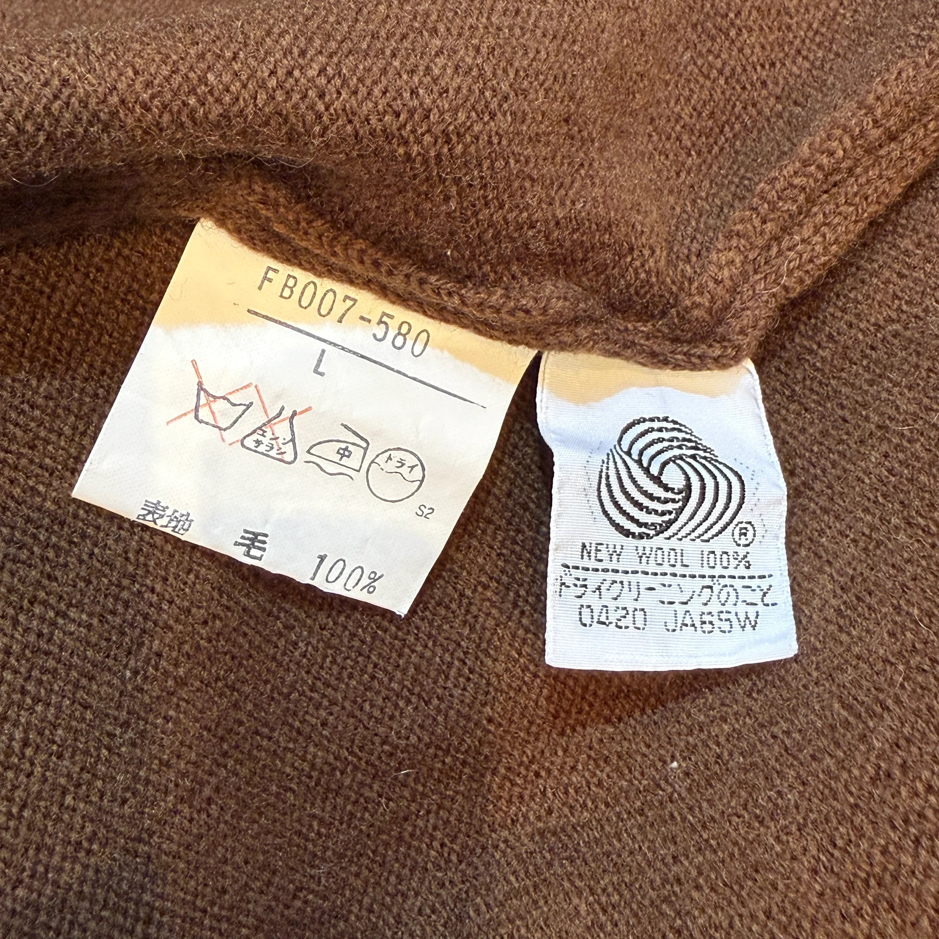 Burberry Cardigan Wool Brown - Lost Designer