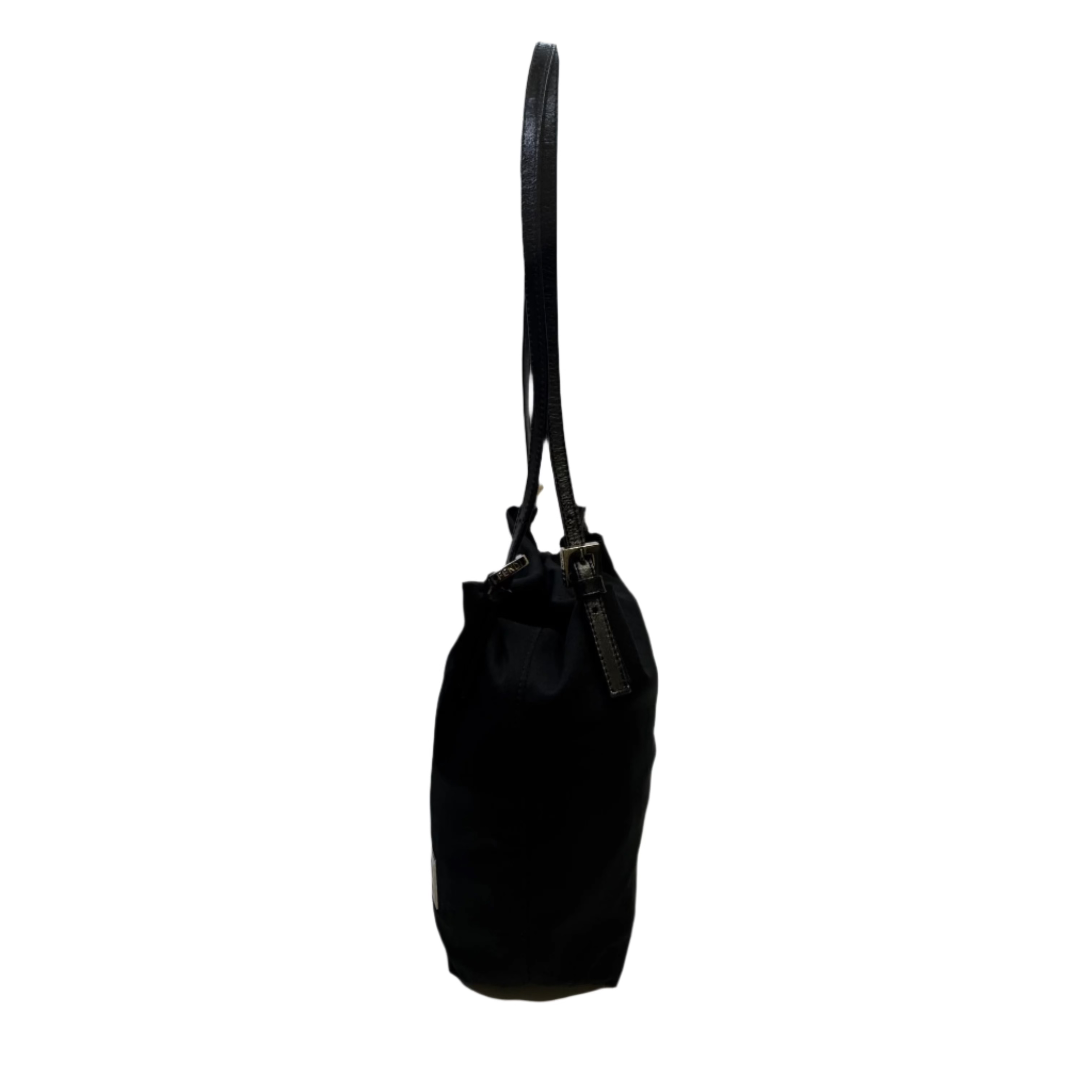 Fendi Mini Tote Bag Nylon Black