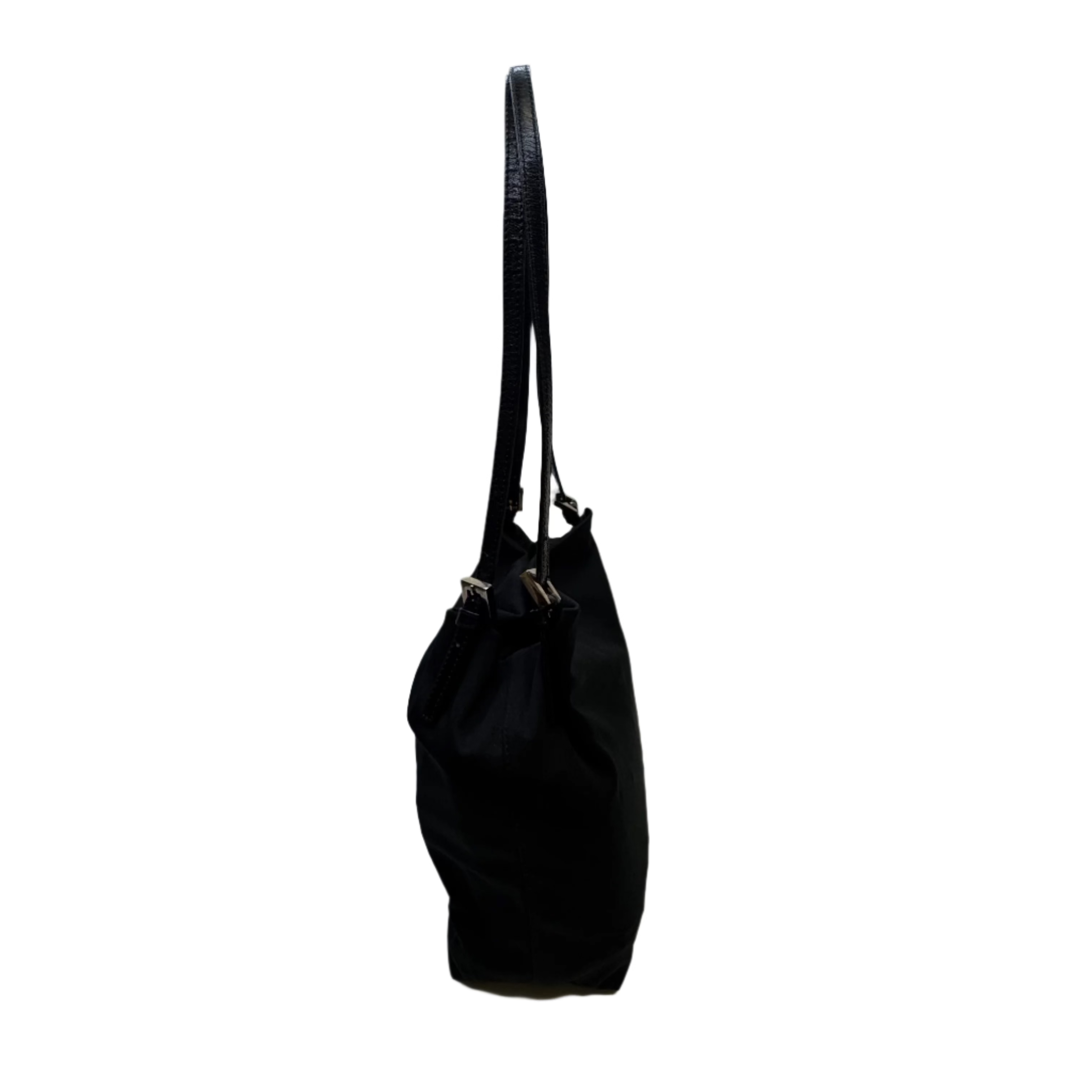 Fendi Mini Tote Bag Nylon Black