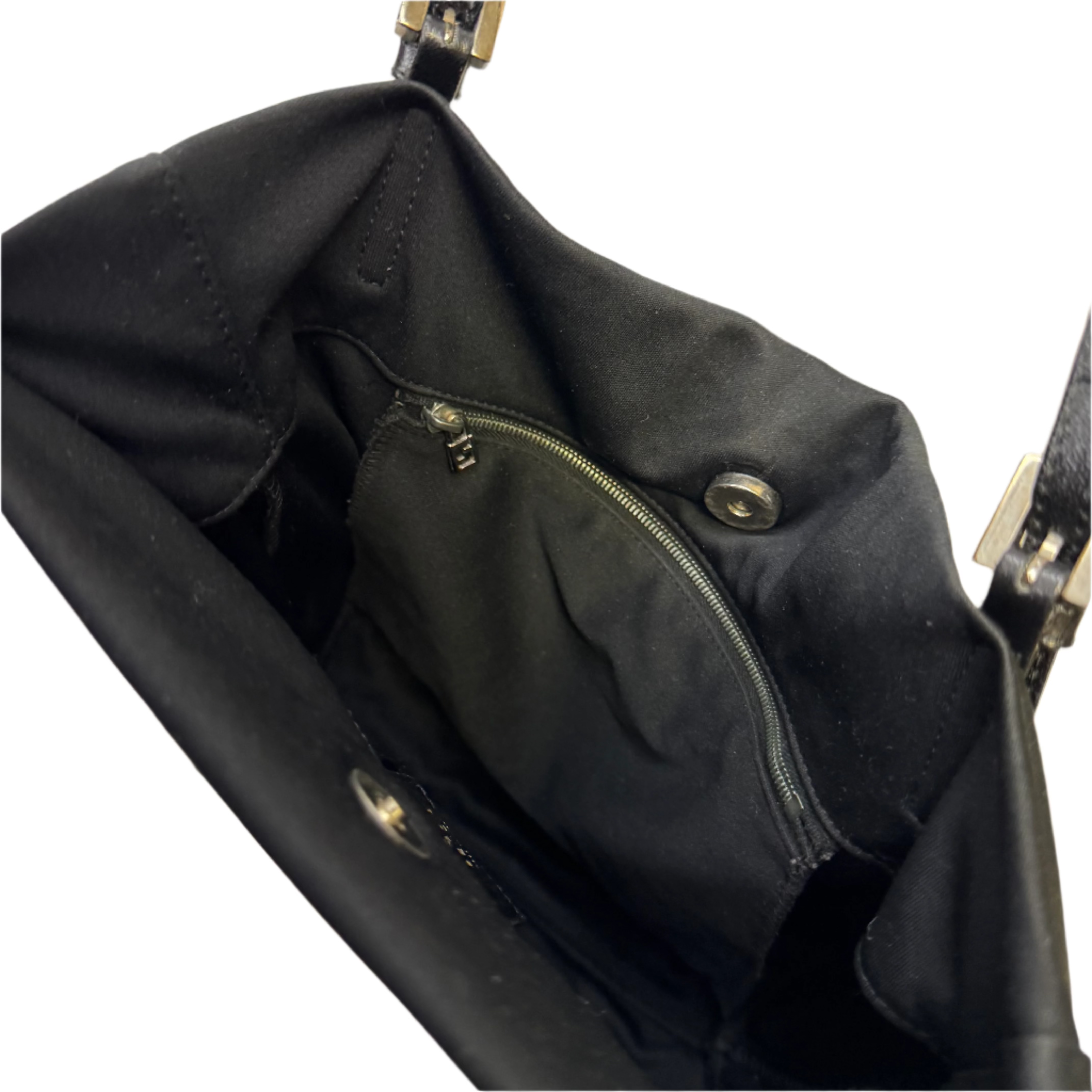 Fendi Mini Tote Bag Nylon Black