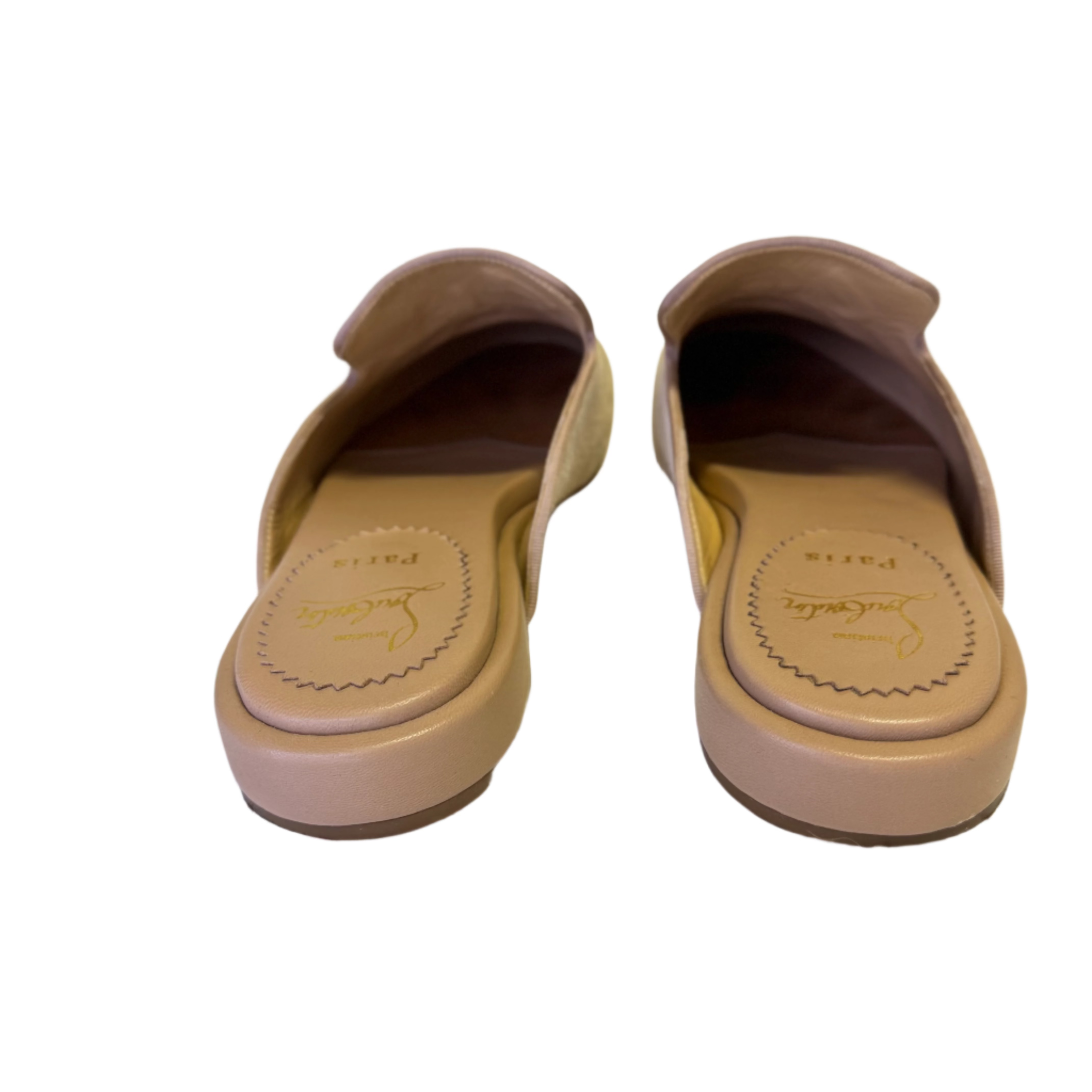 Christian Louboutin Coolito Flat Slides Mules Brown