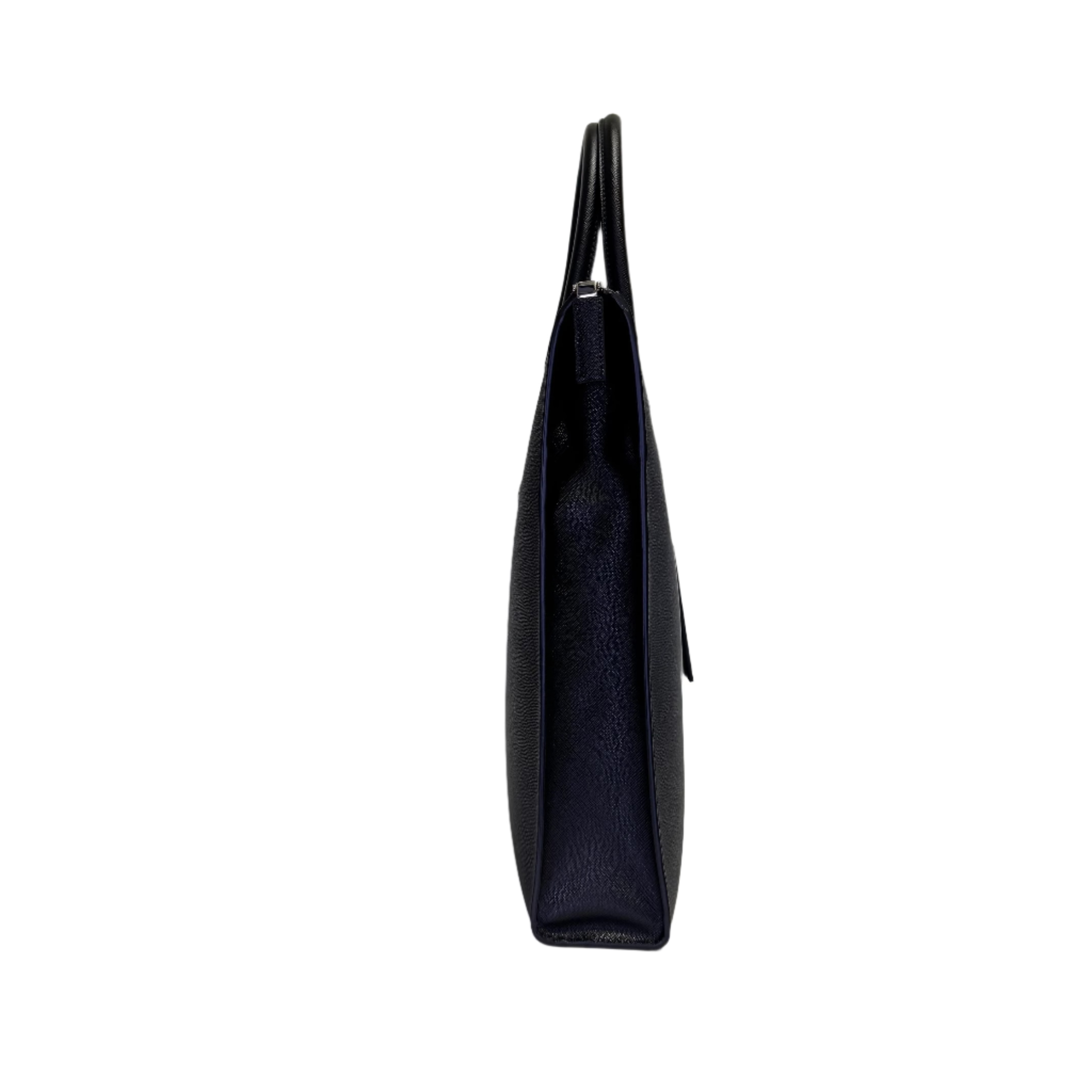 Prada Saffiano Tall Tote Bag Black