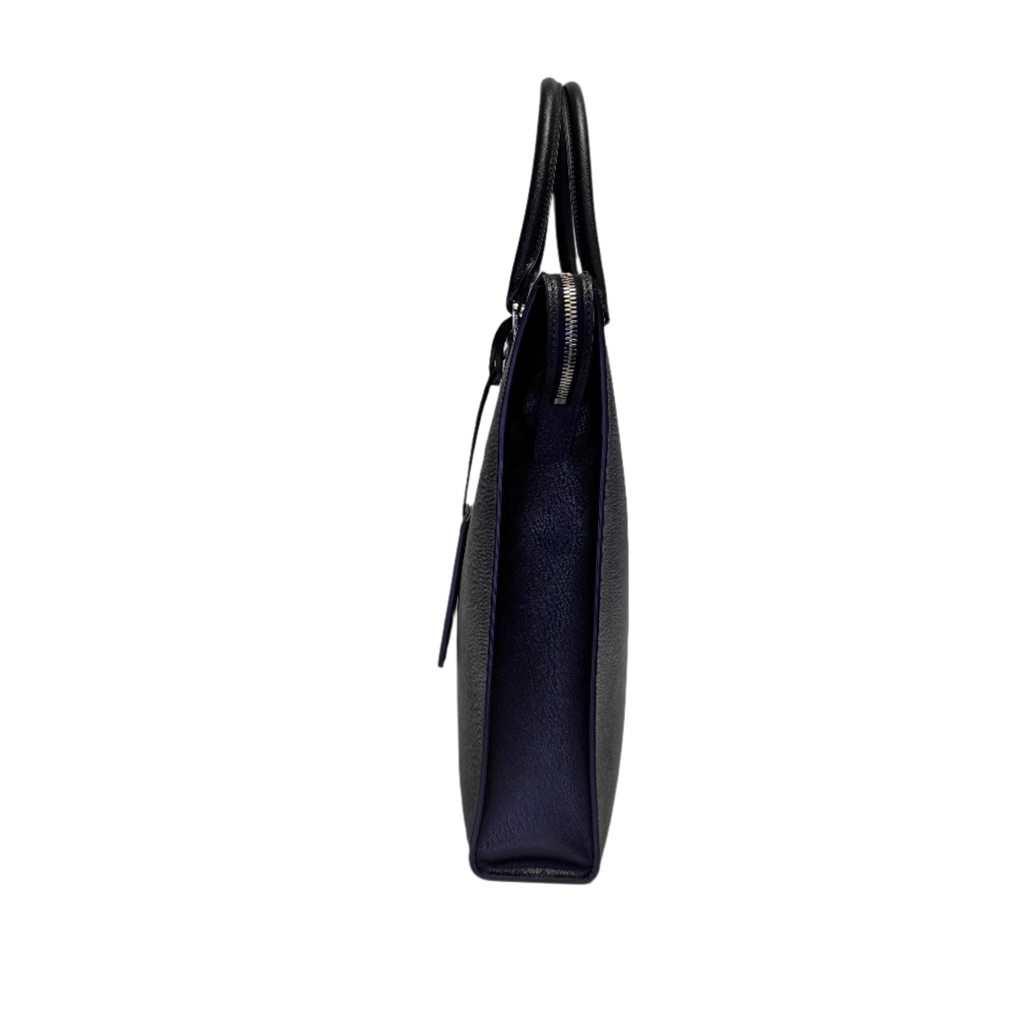 Prada Saffiano Tall Tote Bag Black