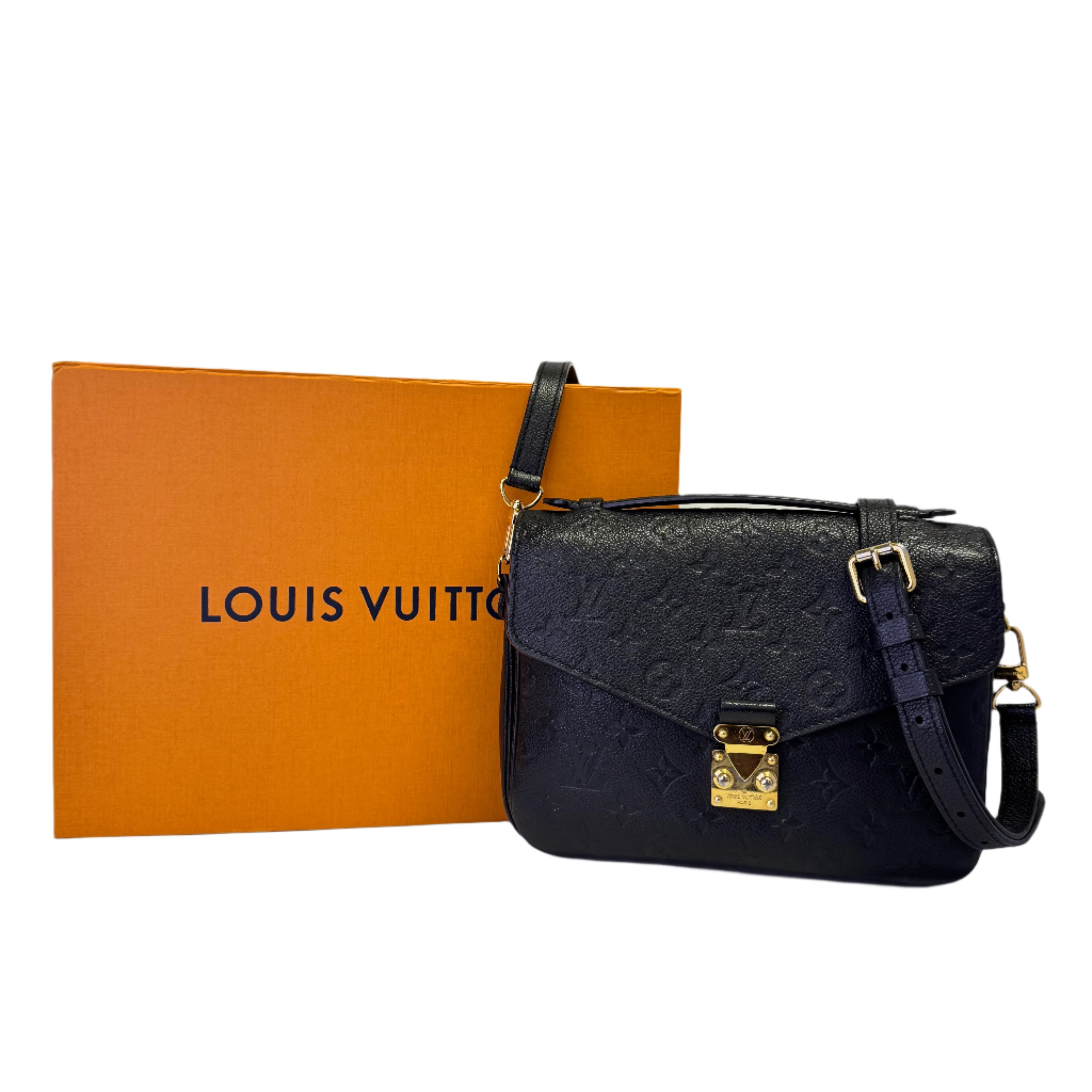 Louis Vuitton Empriente Pochette Metis Bag Leather Black