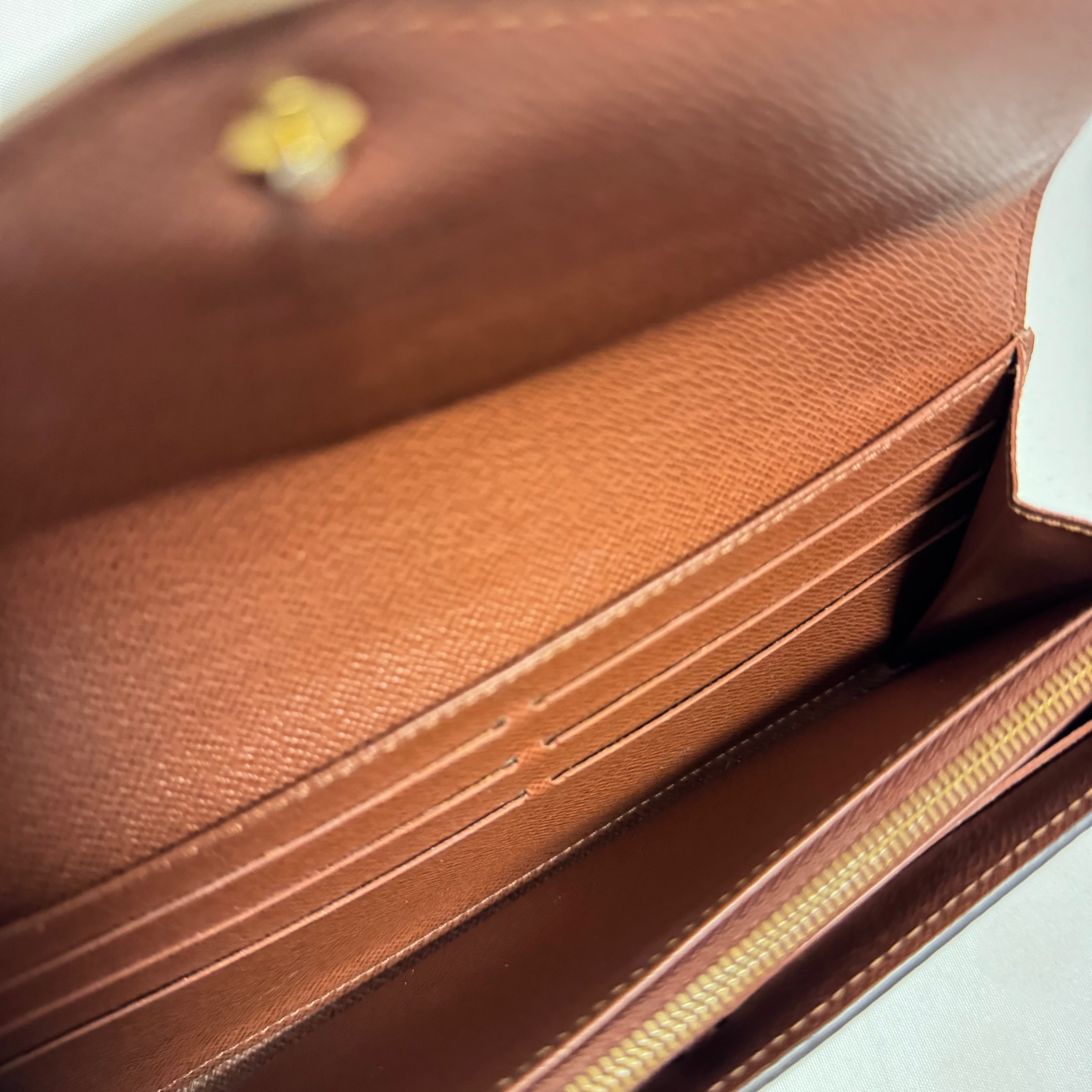 Louis Vuitton Monogram Long Sarah Wallet