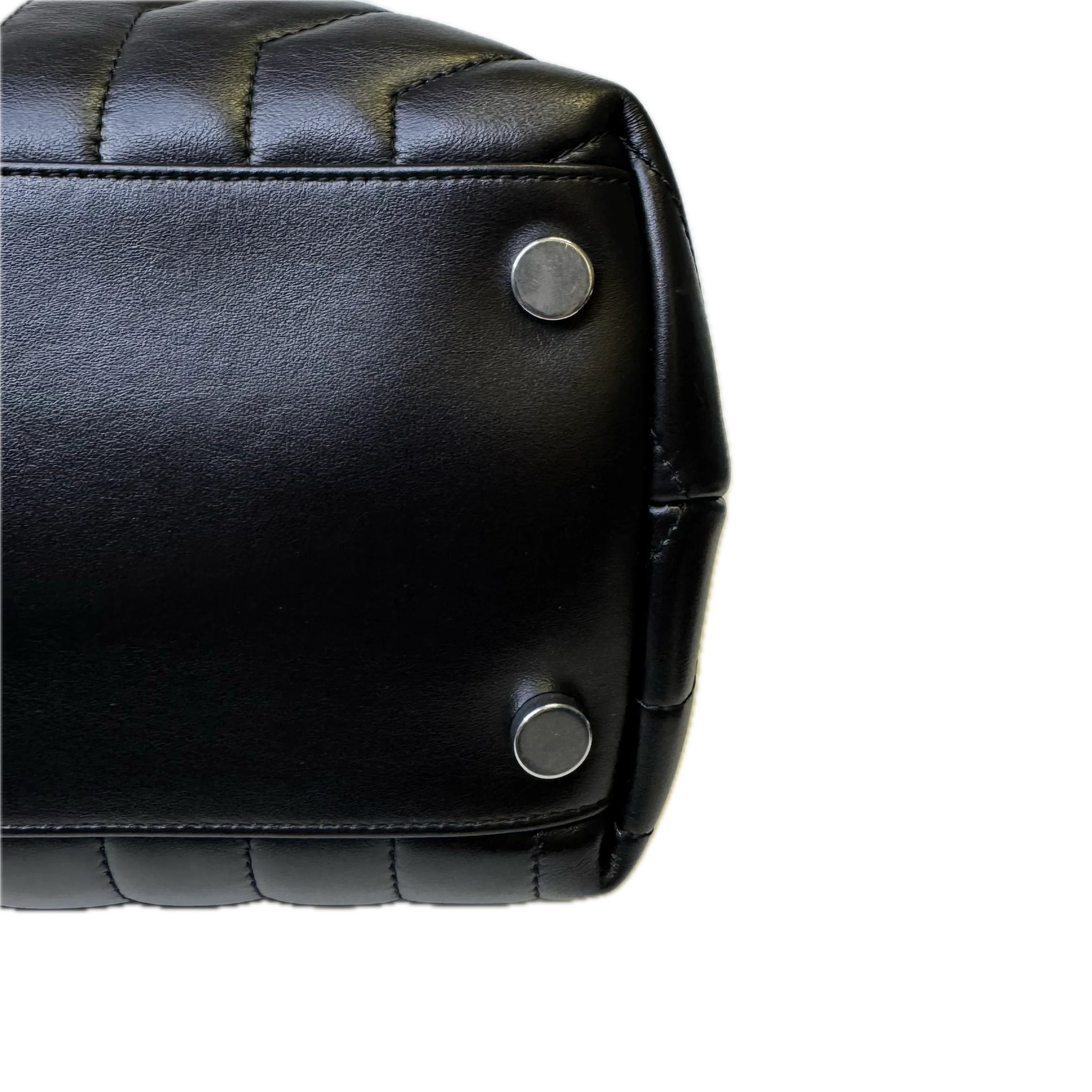 Yves Saint Laurent Loulou Large Handbag Leather Black - Lost Designer