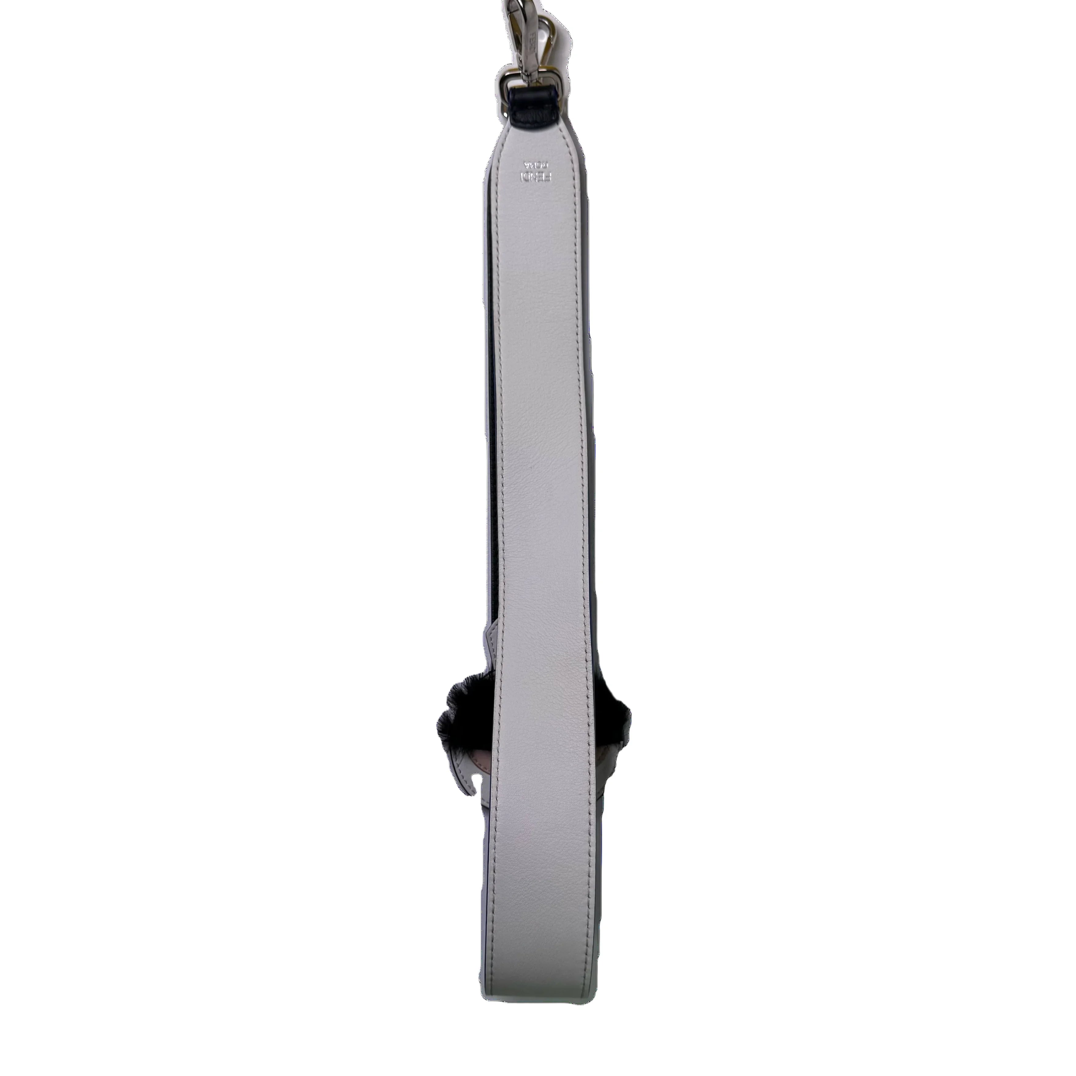 Fendi Yukarito Karl Lagerfeld Bag Strap Leather Black - Lost Designer