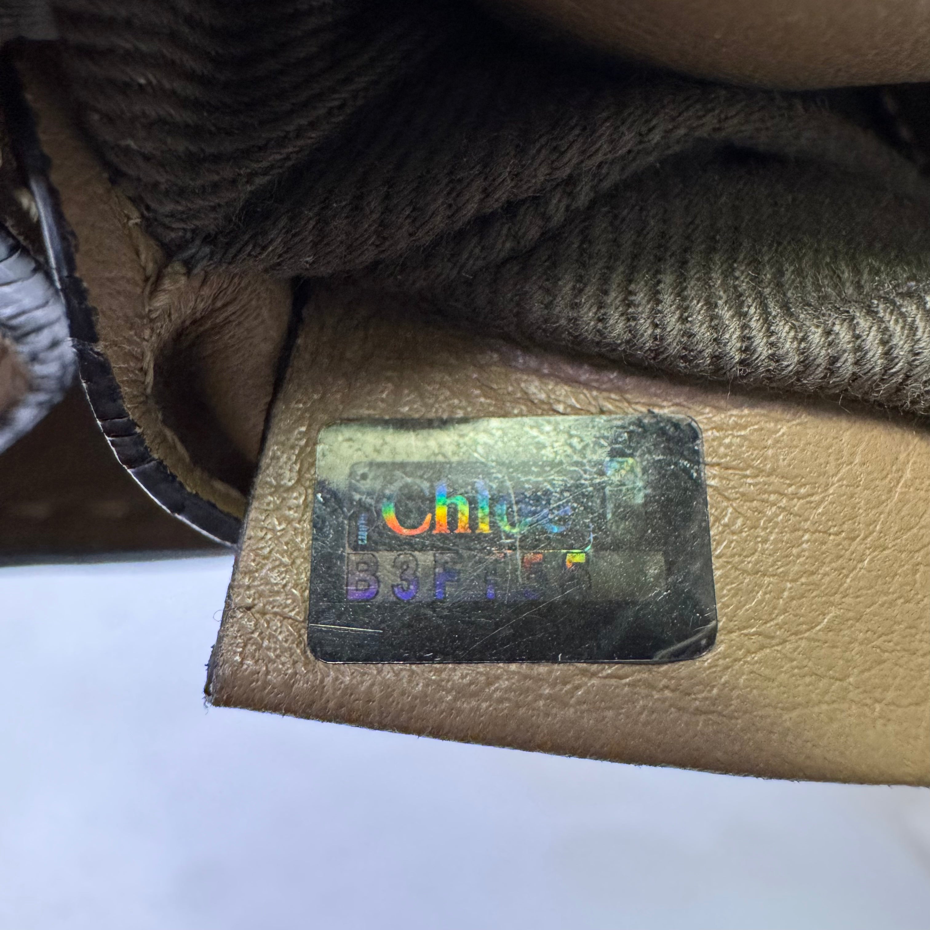 Chloé Marcie Saddle Crossbody Bag Leather Brown