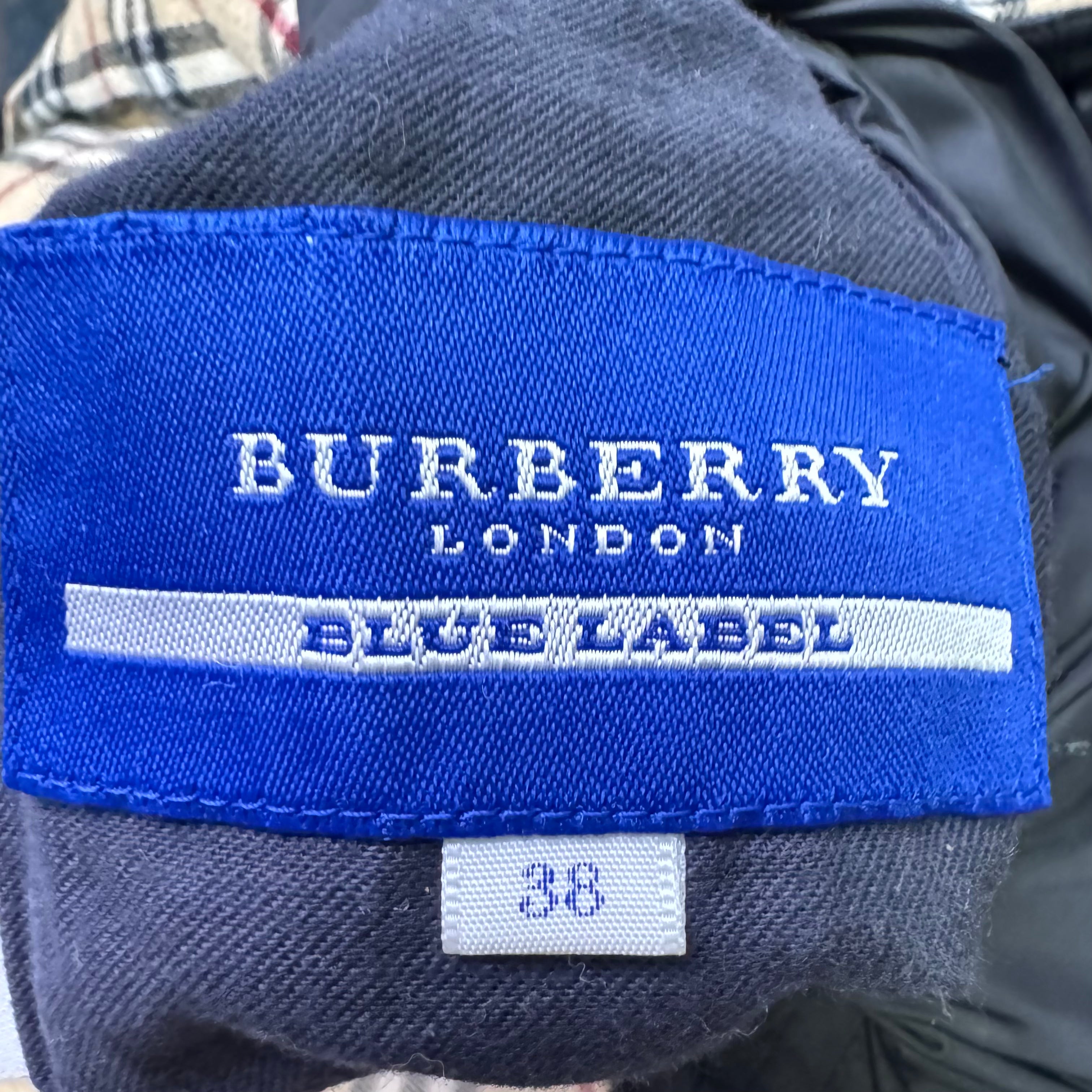 Burberry London Blue Label Puffer Jacket Beige 36