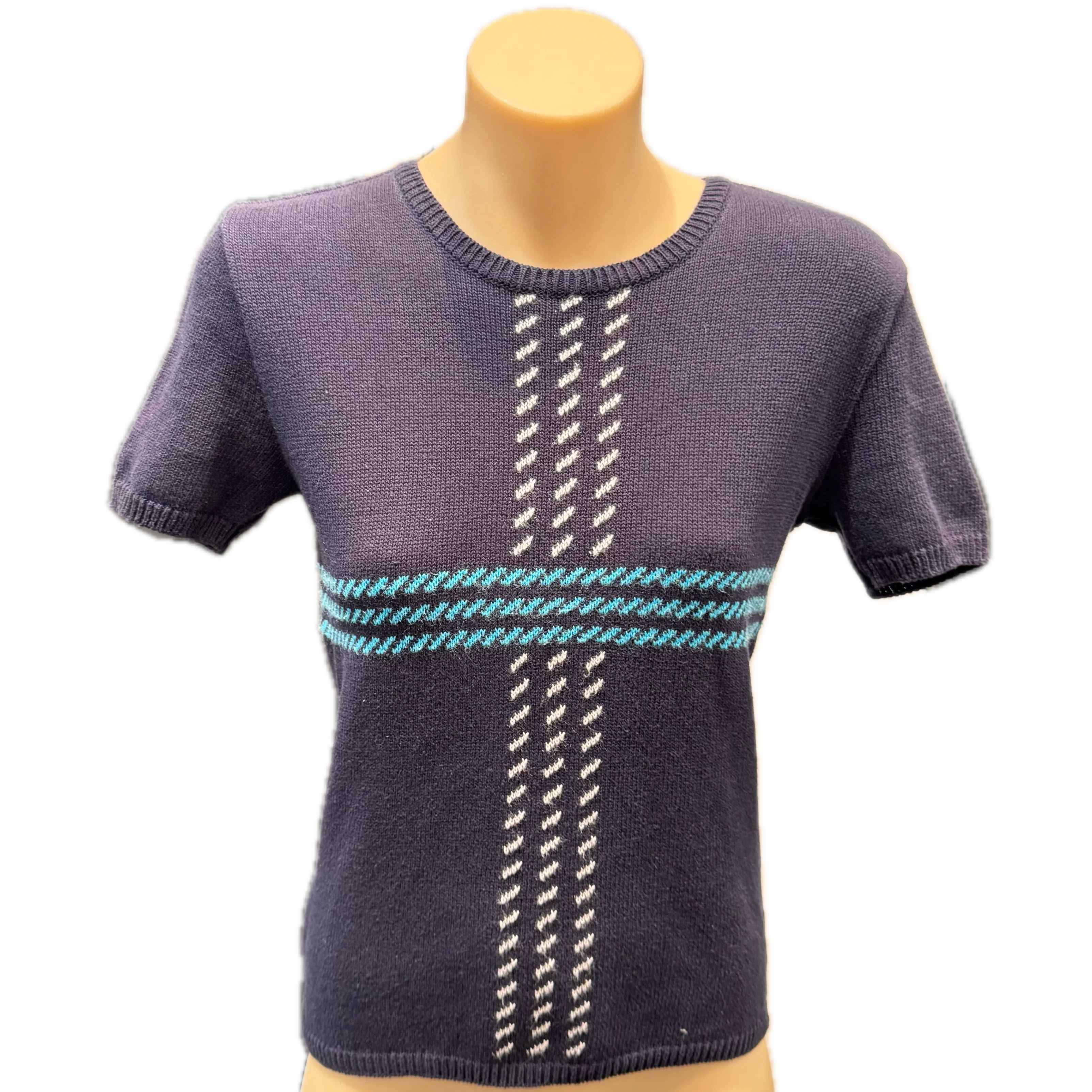 Burberry Blue Label Sweater Blue Medium - Lost Designer