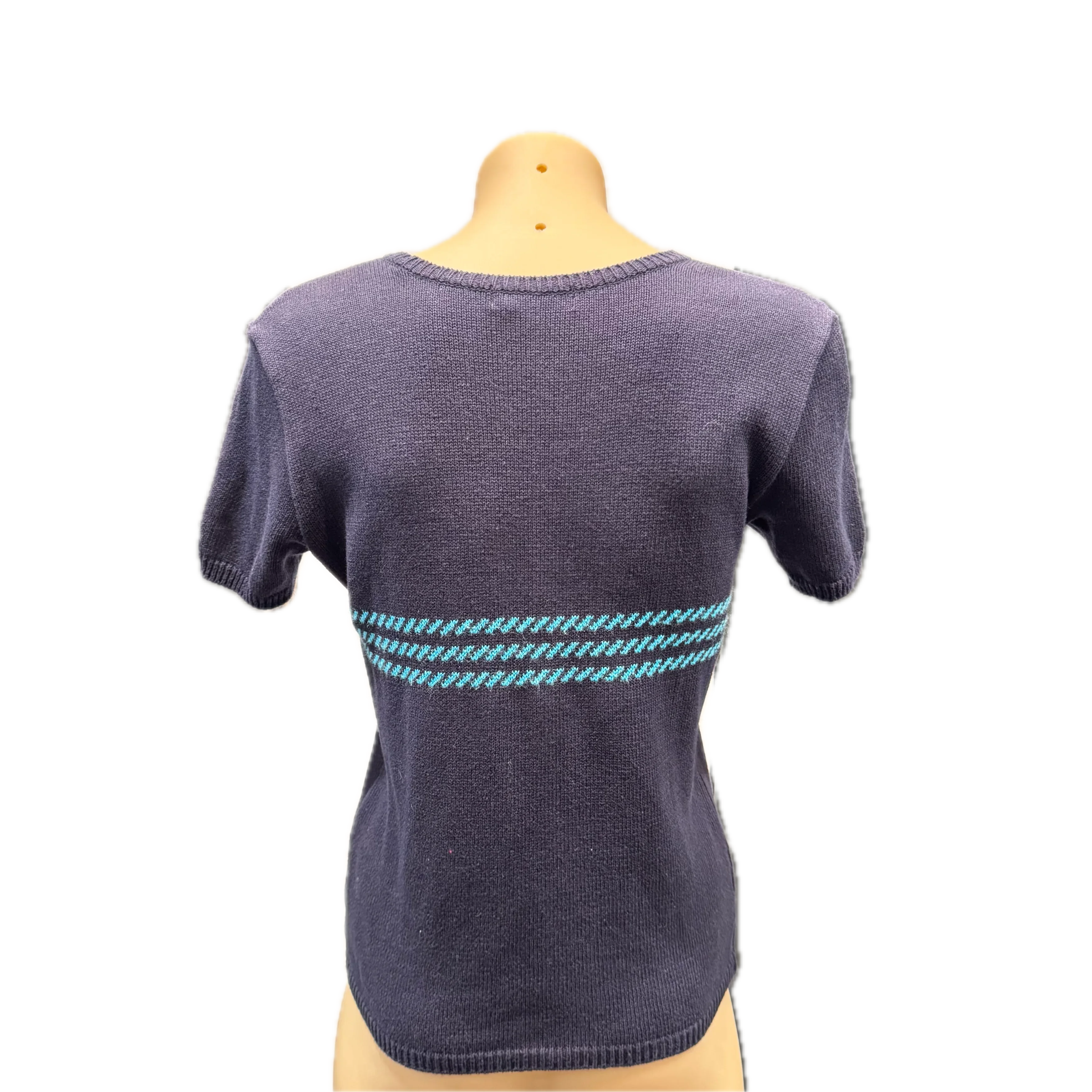 Burberry Blue Label Sweater Blue Medium - Lost Designer