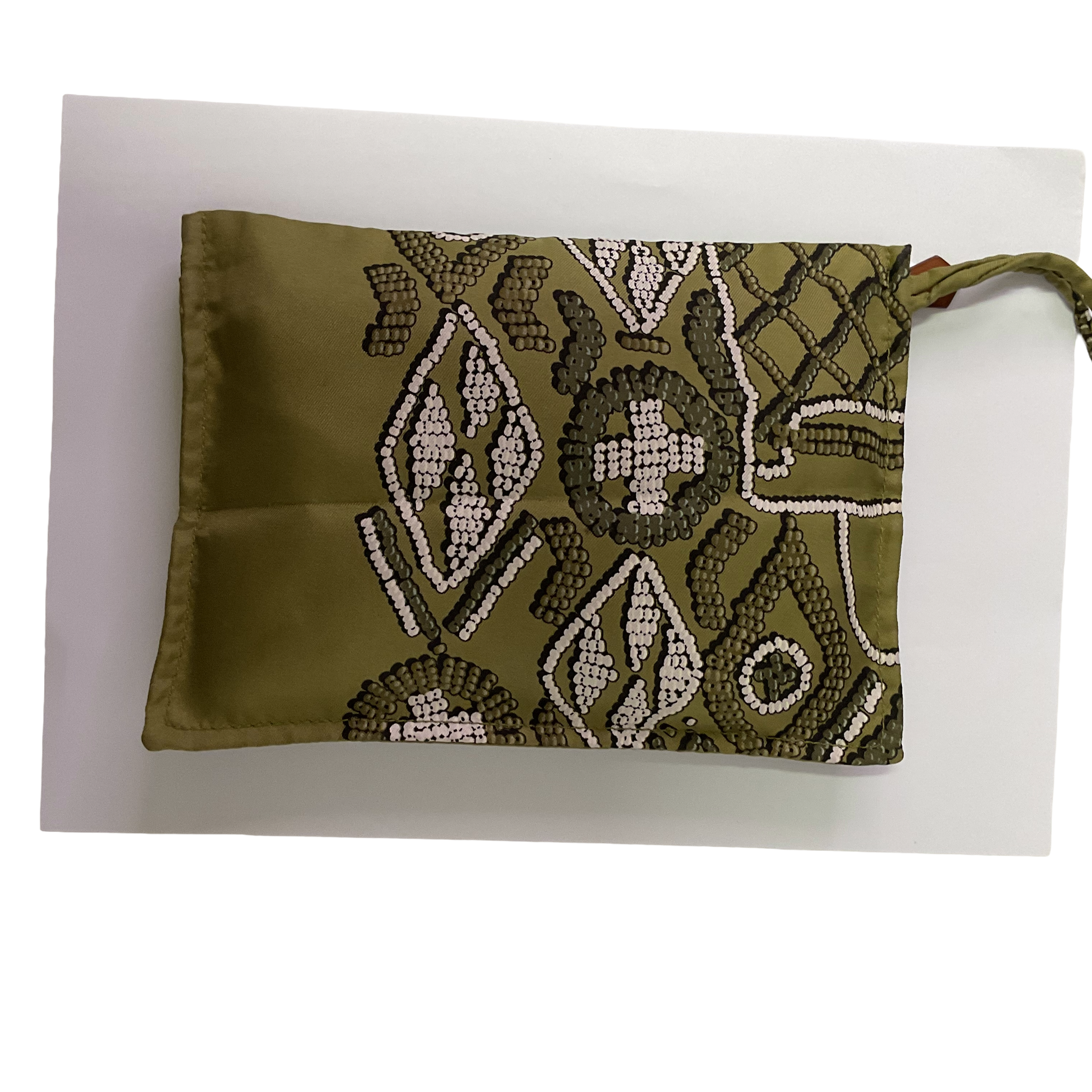 Hermés Silk City Crossbody Bag Green