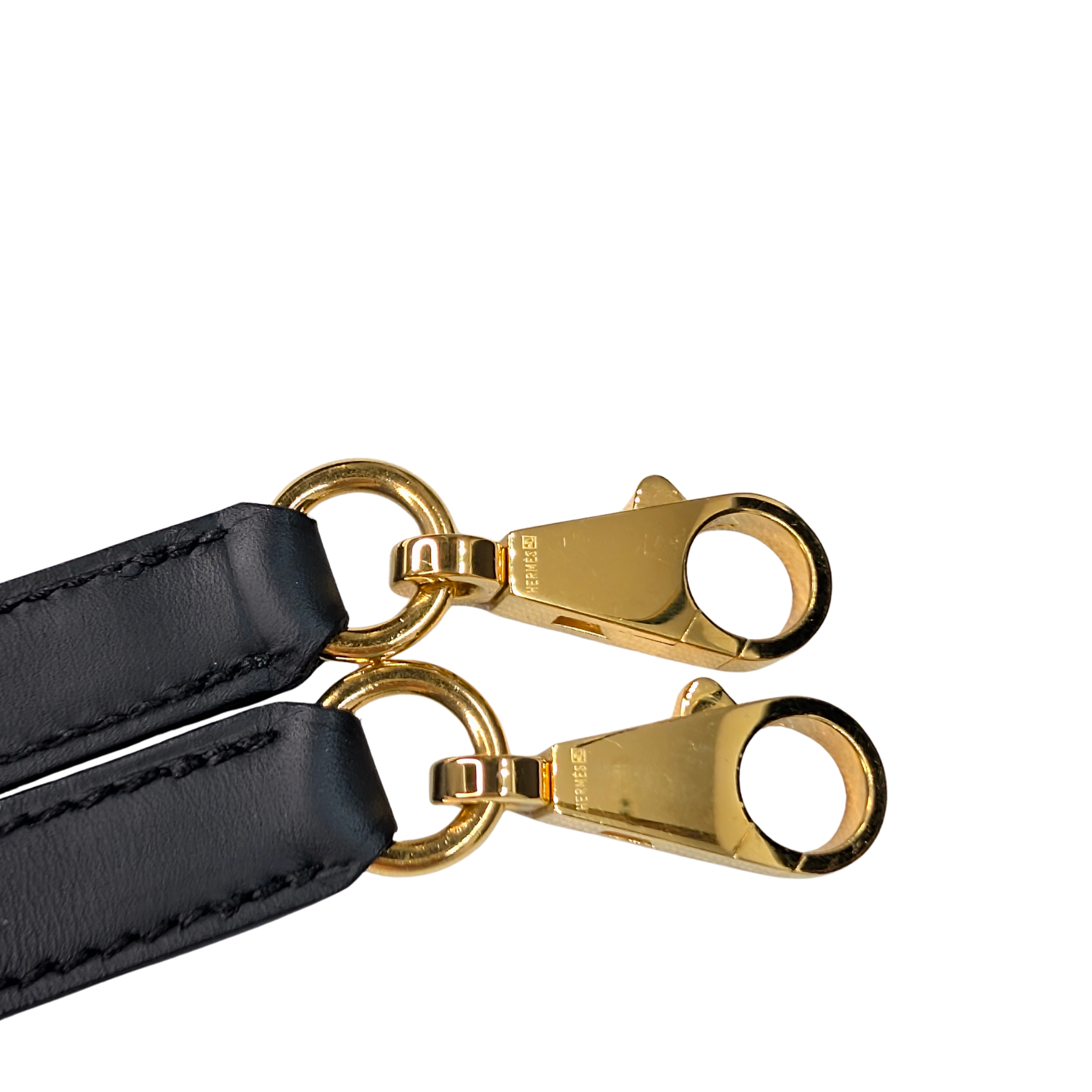 Hermes Kelly 32 Sellier Sombrero Box Leather GHW Matte Black X Stamp