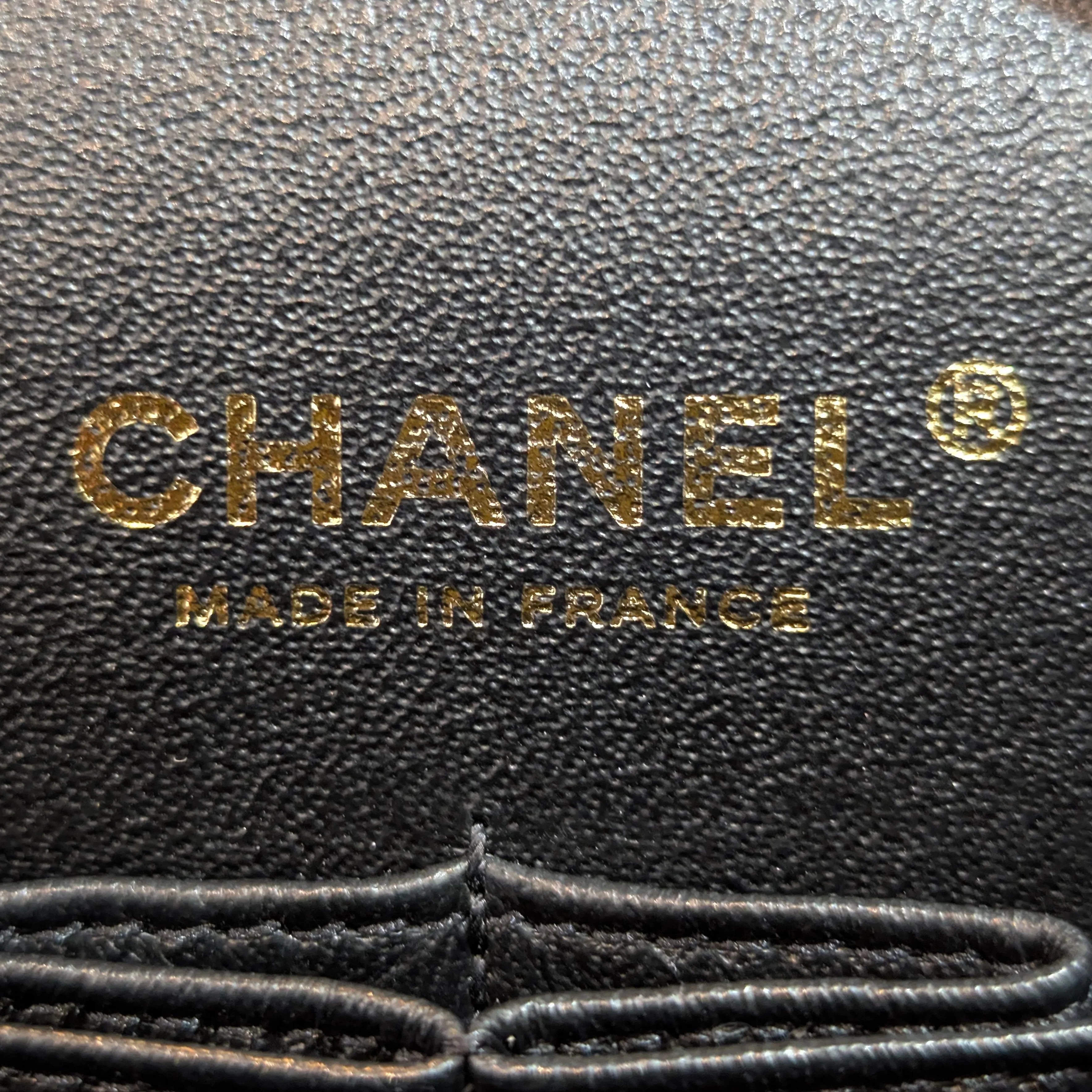 Chanel Double Flap Gold Egyptian Fall 2019 Medium embossed Crocodile Bag - Lost Designer