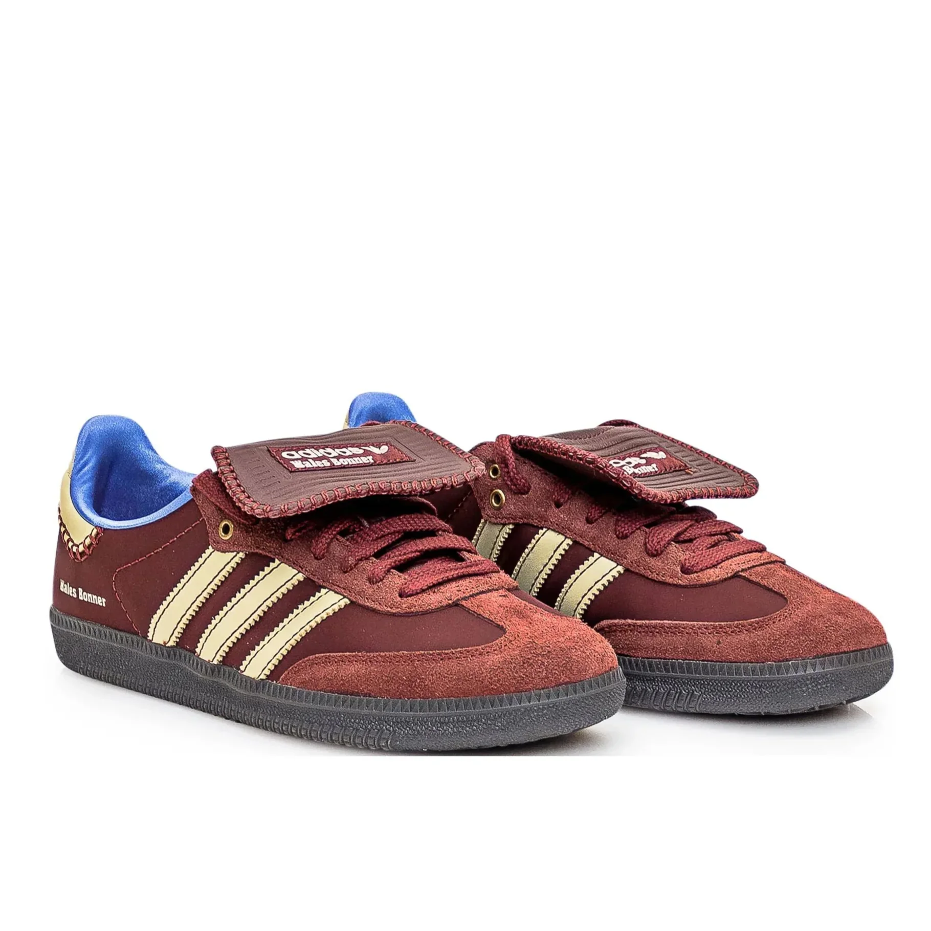Adidas X Wales Bonner Samba Low Dark Brown Cream White Women's