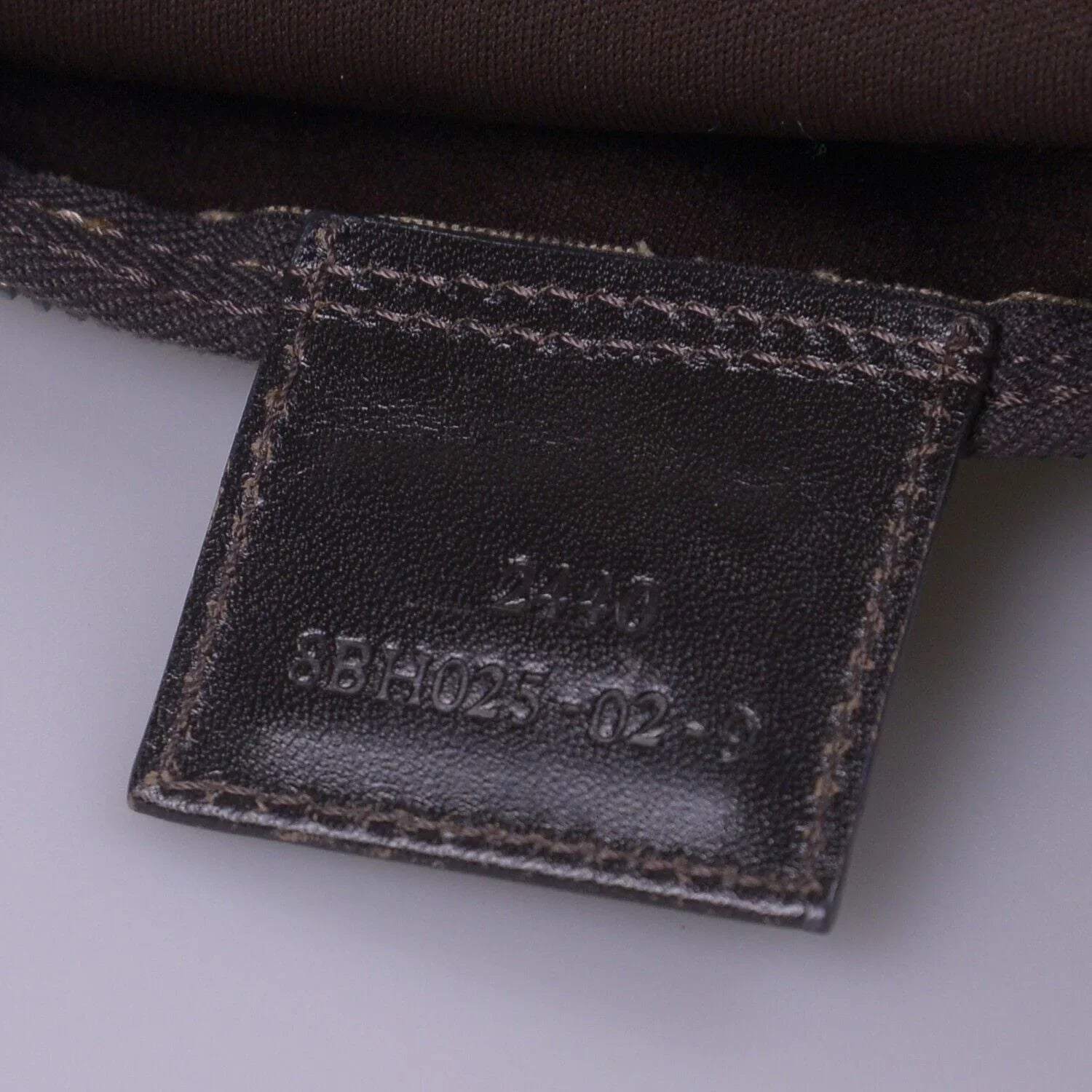 Fendi Canvas Zucca Brown Monogram Tote Bag