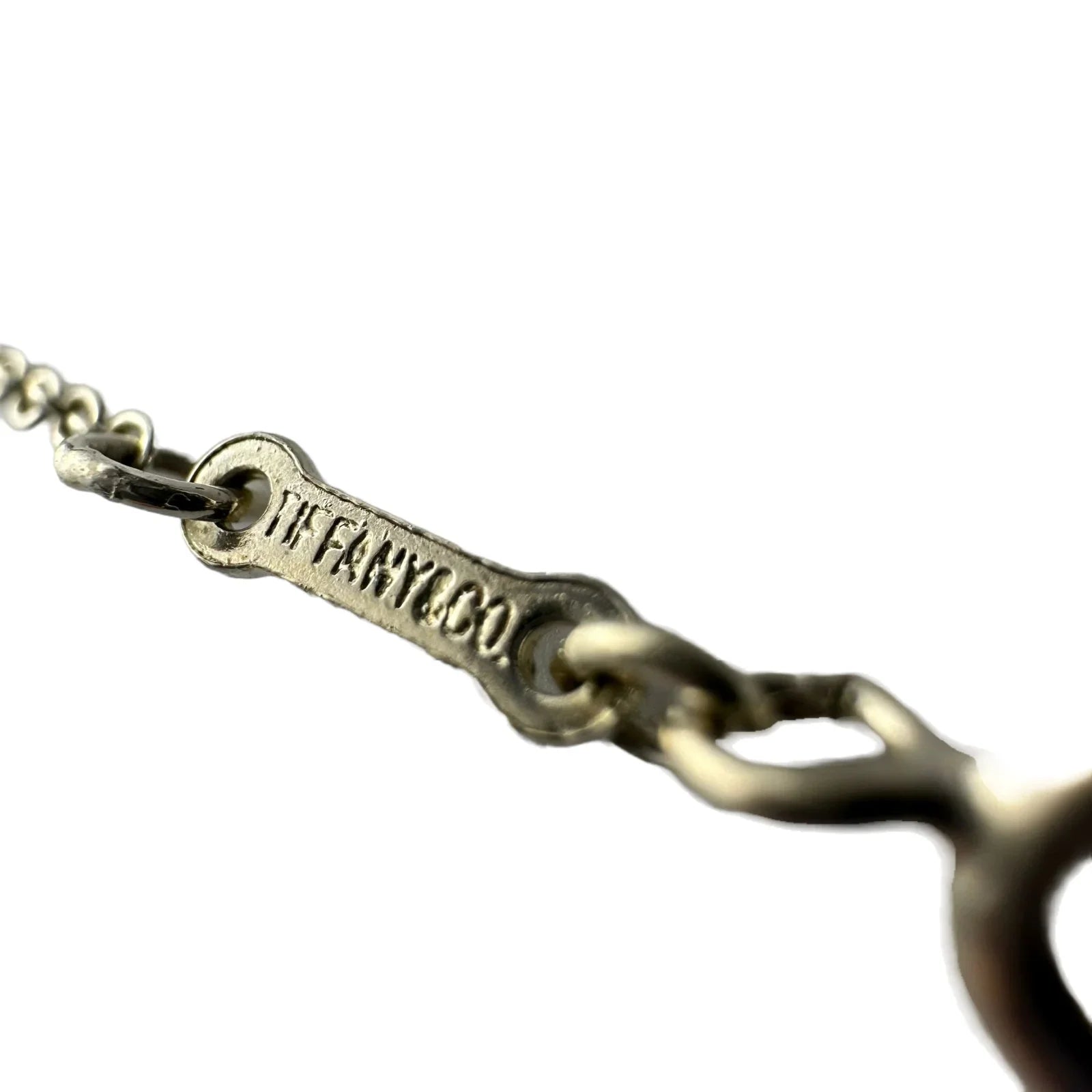 Tiffany & Co. Open Small Heart Pendant Sterling Silver