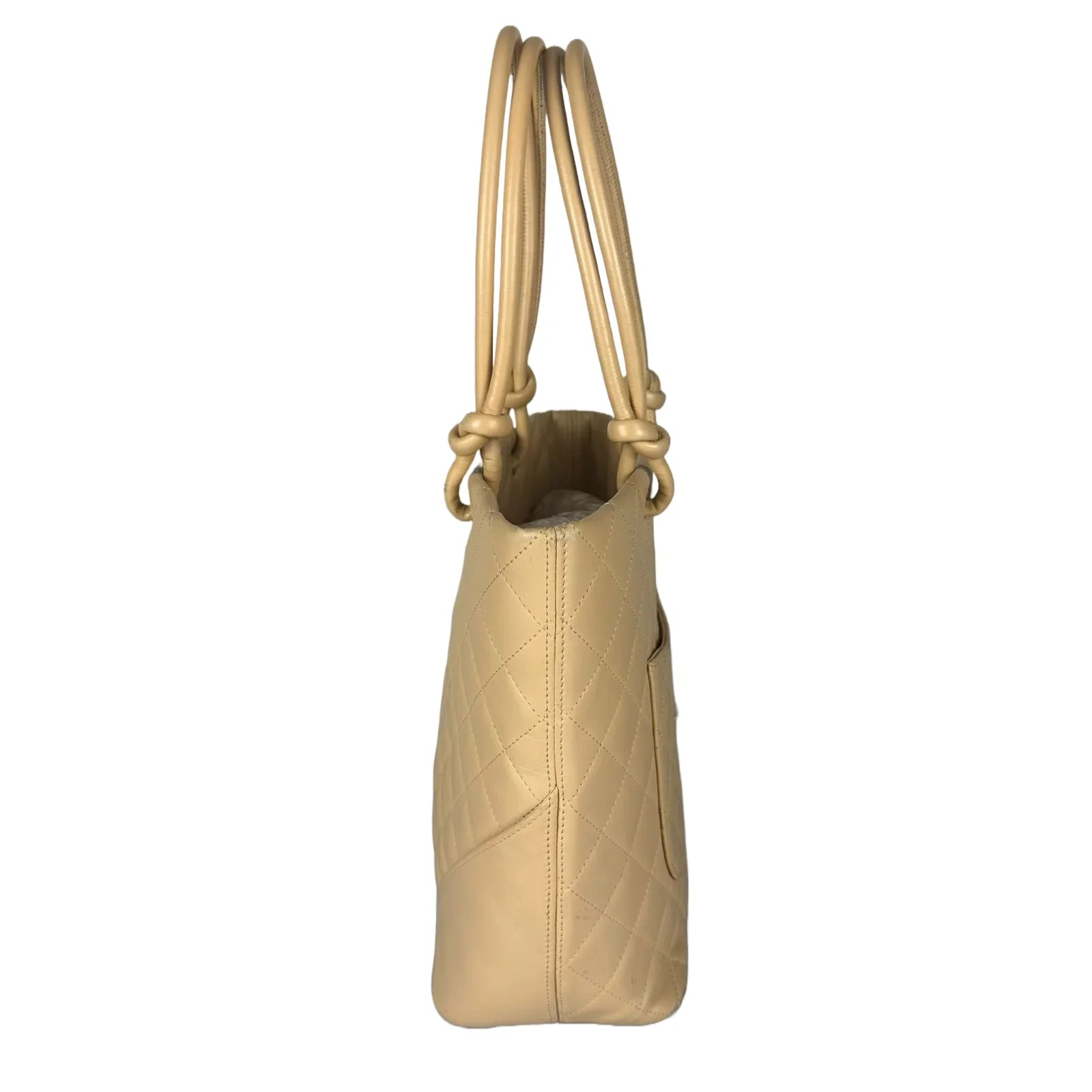 Chanel Ligne Cambon Tote Bag Mini/Small Beige