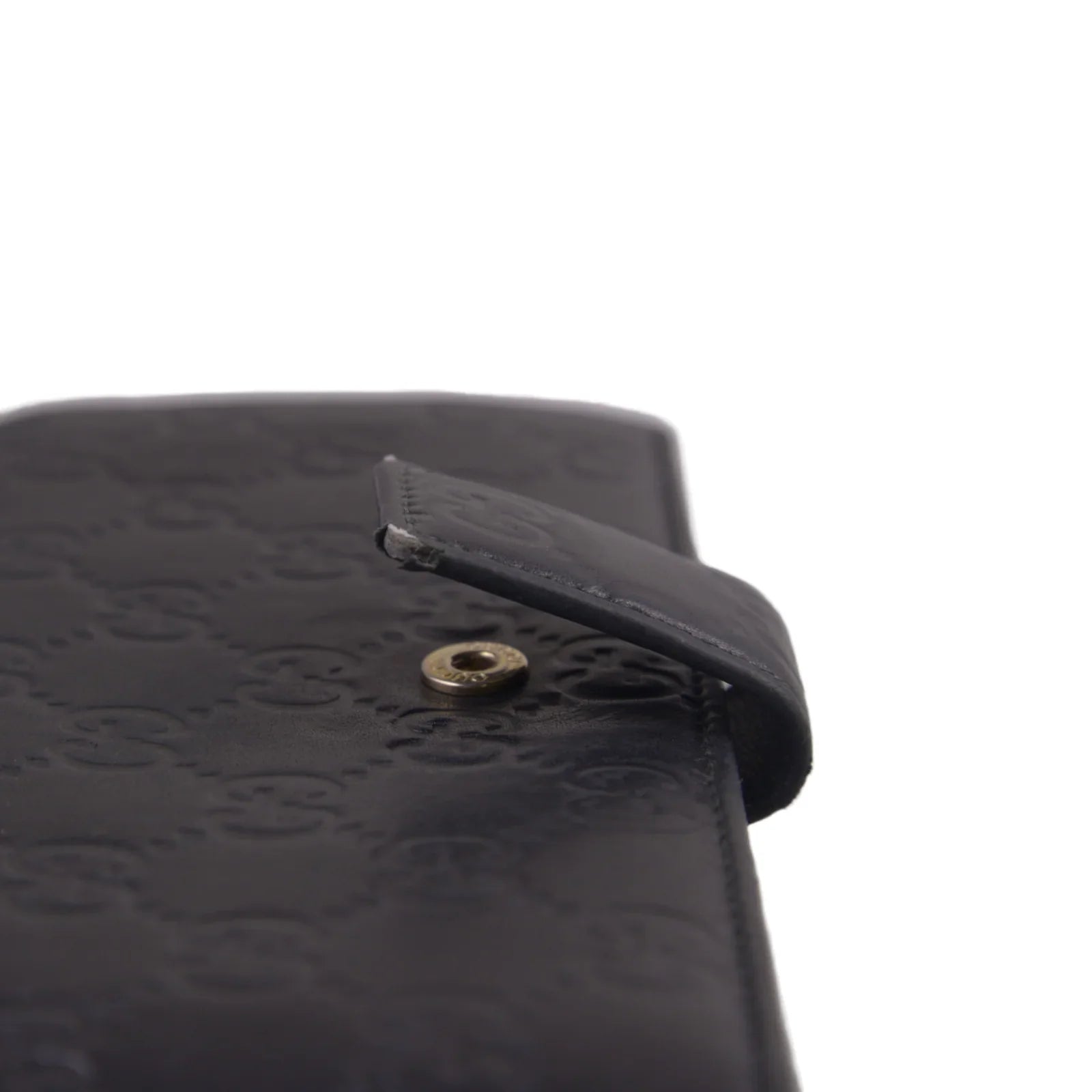 Gucci Black Continental Leather Wallet