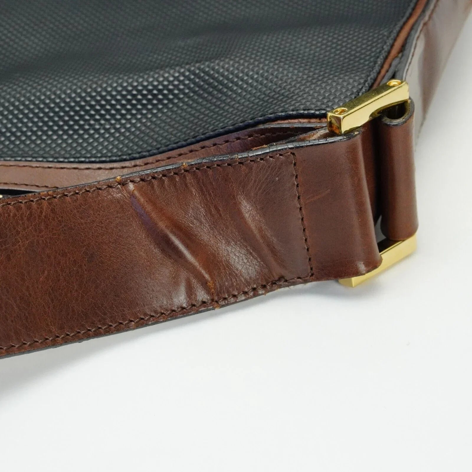 Bottega Veneta Canvas Shoulder Bag Black
