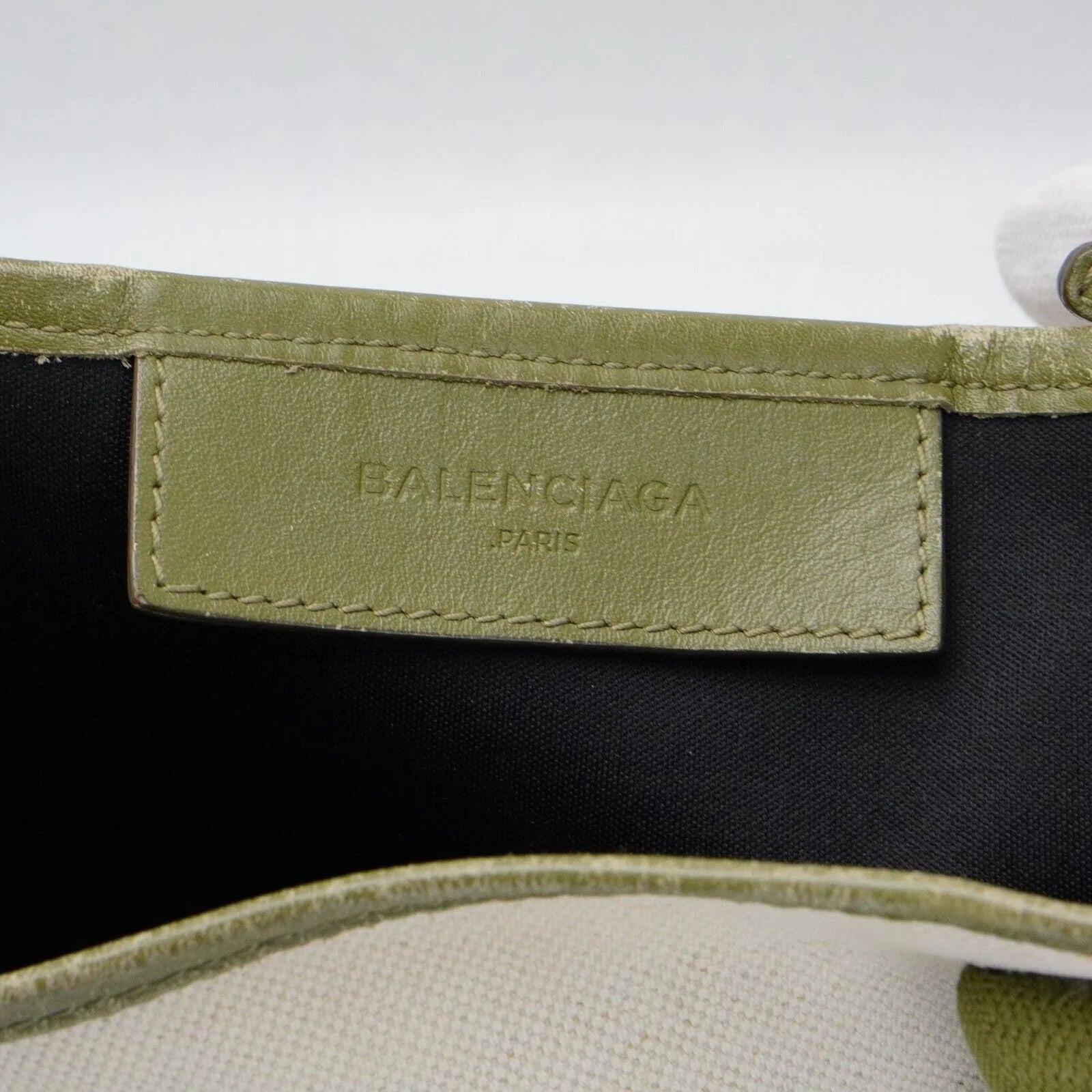 Balenciaga Cabas XS Tote Mini Bag Green