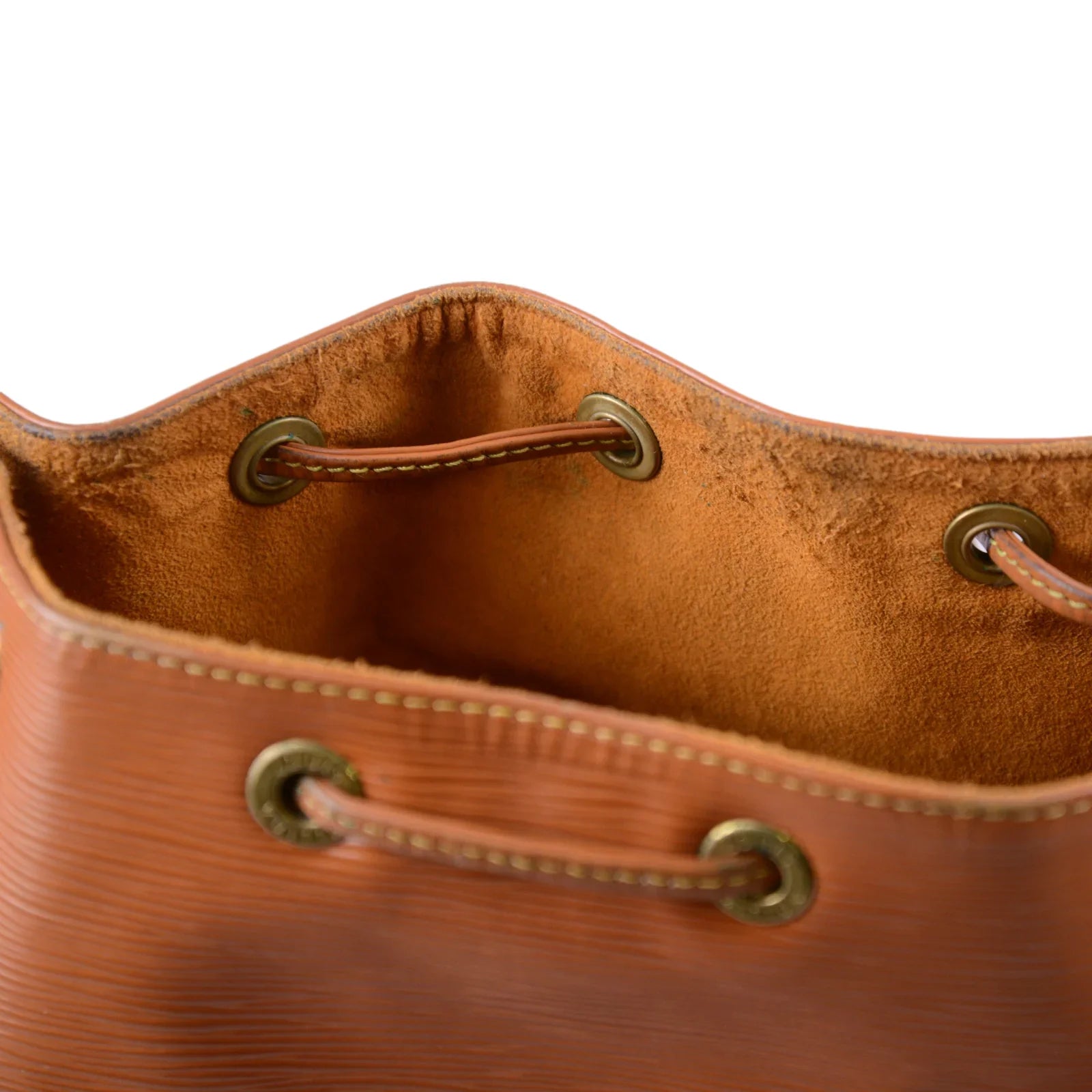 Louis Vuitton Epi Noe Bucket Petit Mini Bag Brown