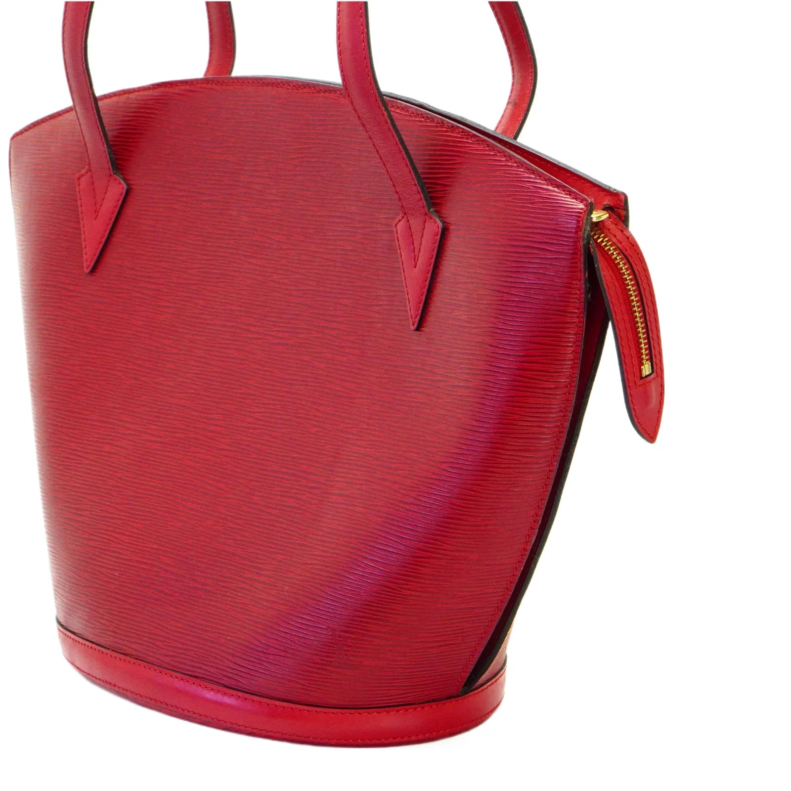 Louis Vuitton Saint Jacques Epi Leather Shoulder Bag Red