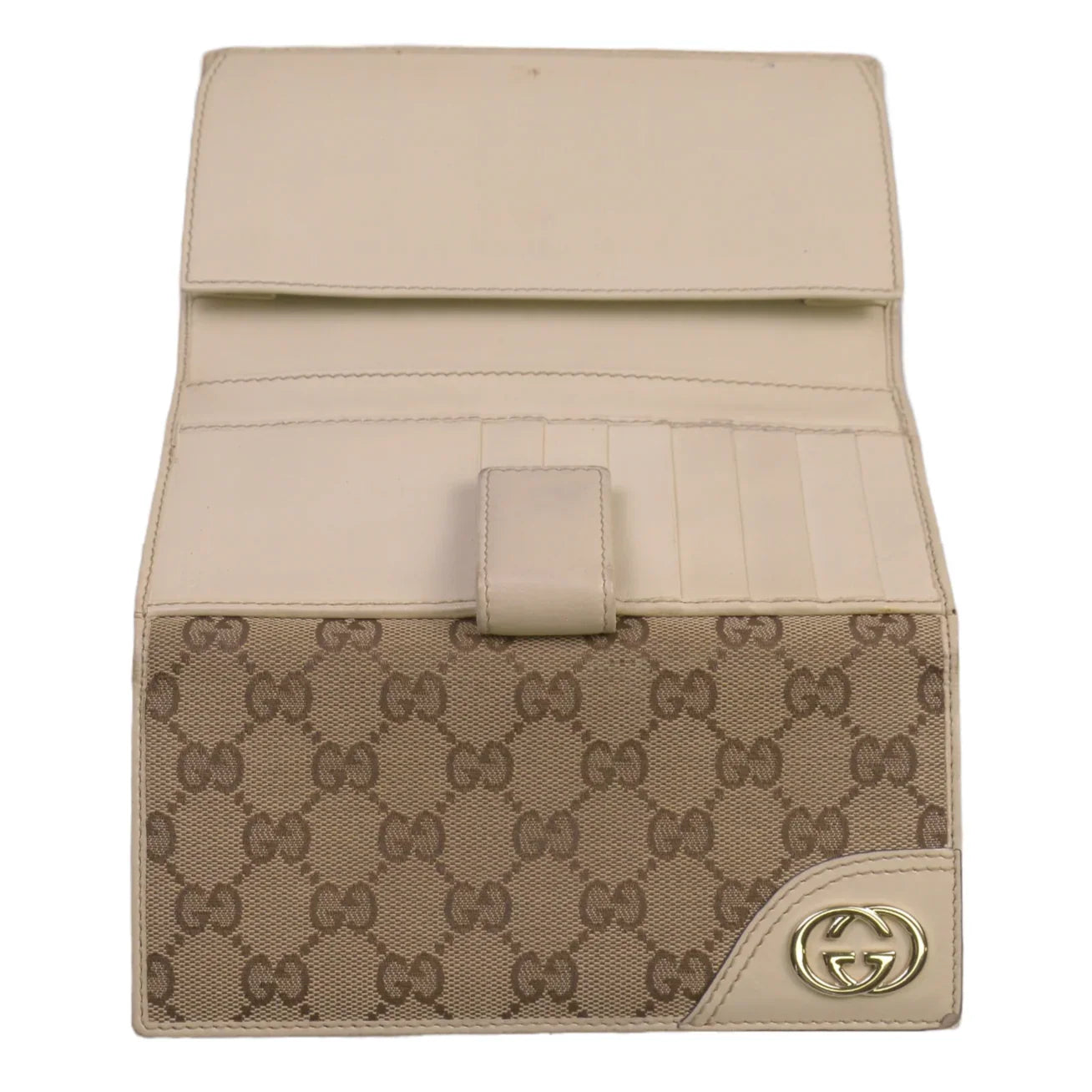Gucci Monogram Canvas GG Long Wallet