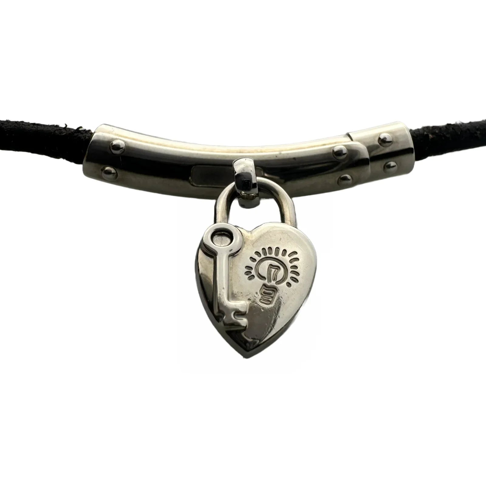 Hermes Viviride Choker Necklace Heart Cadena Motif