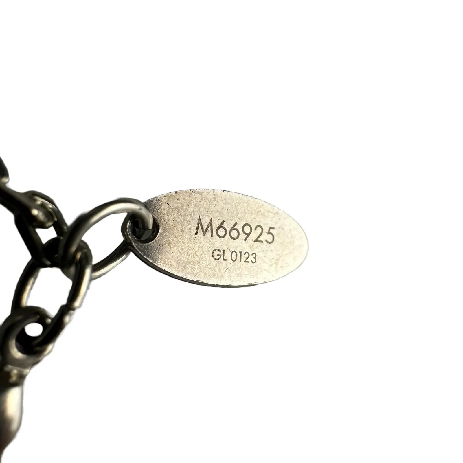 Louis Vuitton Silver Tone Gamble Crystal Bracelet