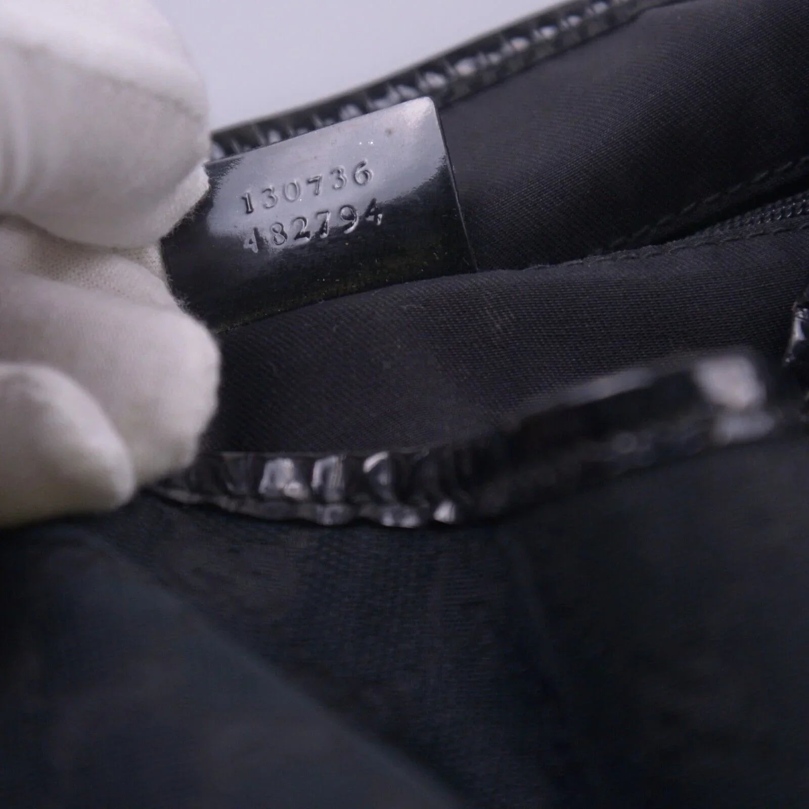 Gucci Abbey GG Monogram Canvas X Leather Tote Bag, Black