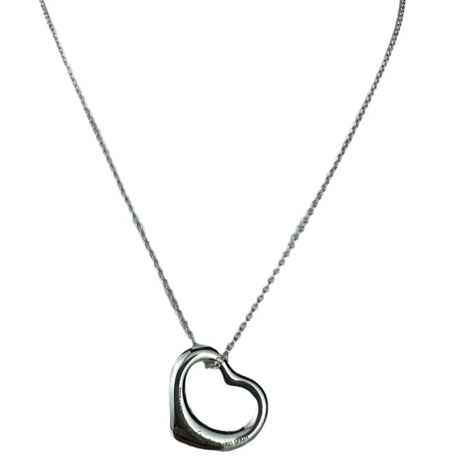 Tiffany & Co Open Heart Necklace, Small
