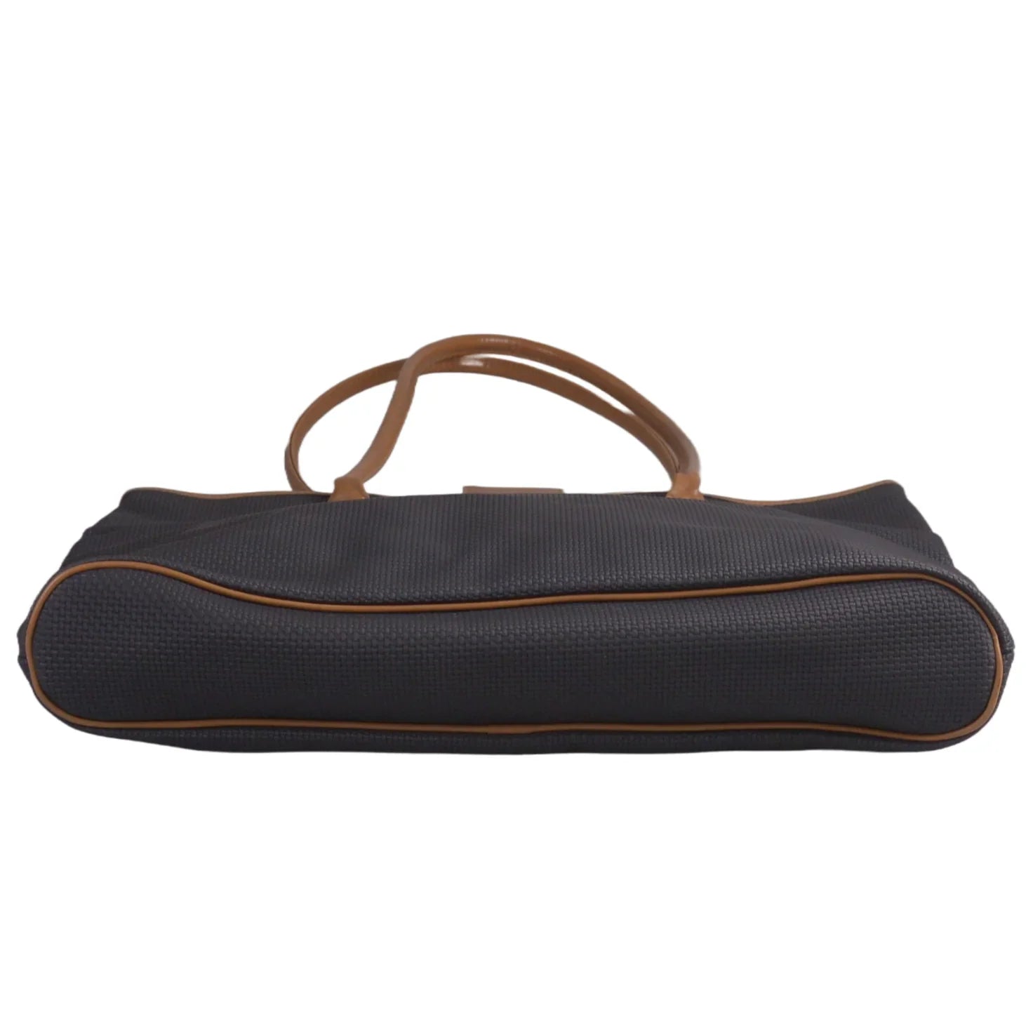 YSL Yves Saint Laurent Leather x Canvas Large Tote